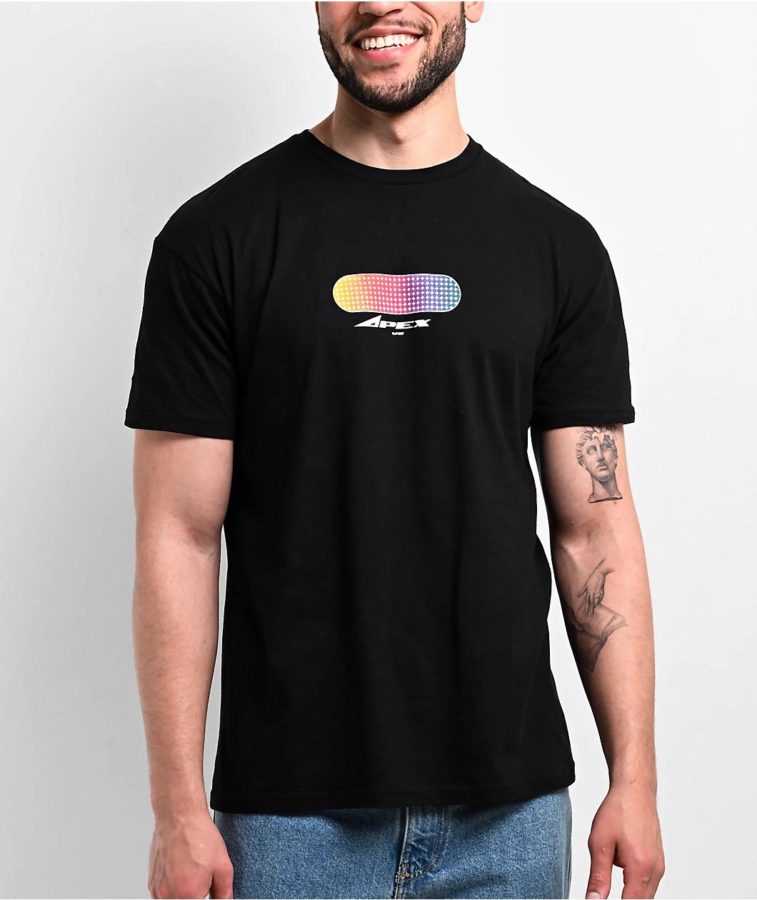 Shinya Apex Black T-Shirt Product Image