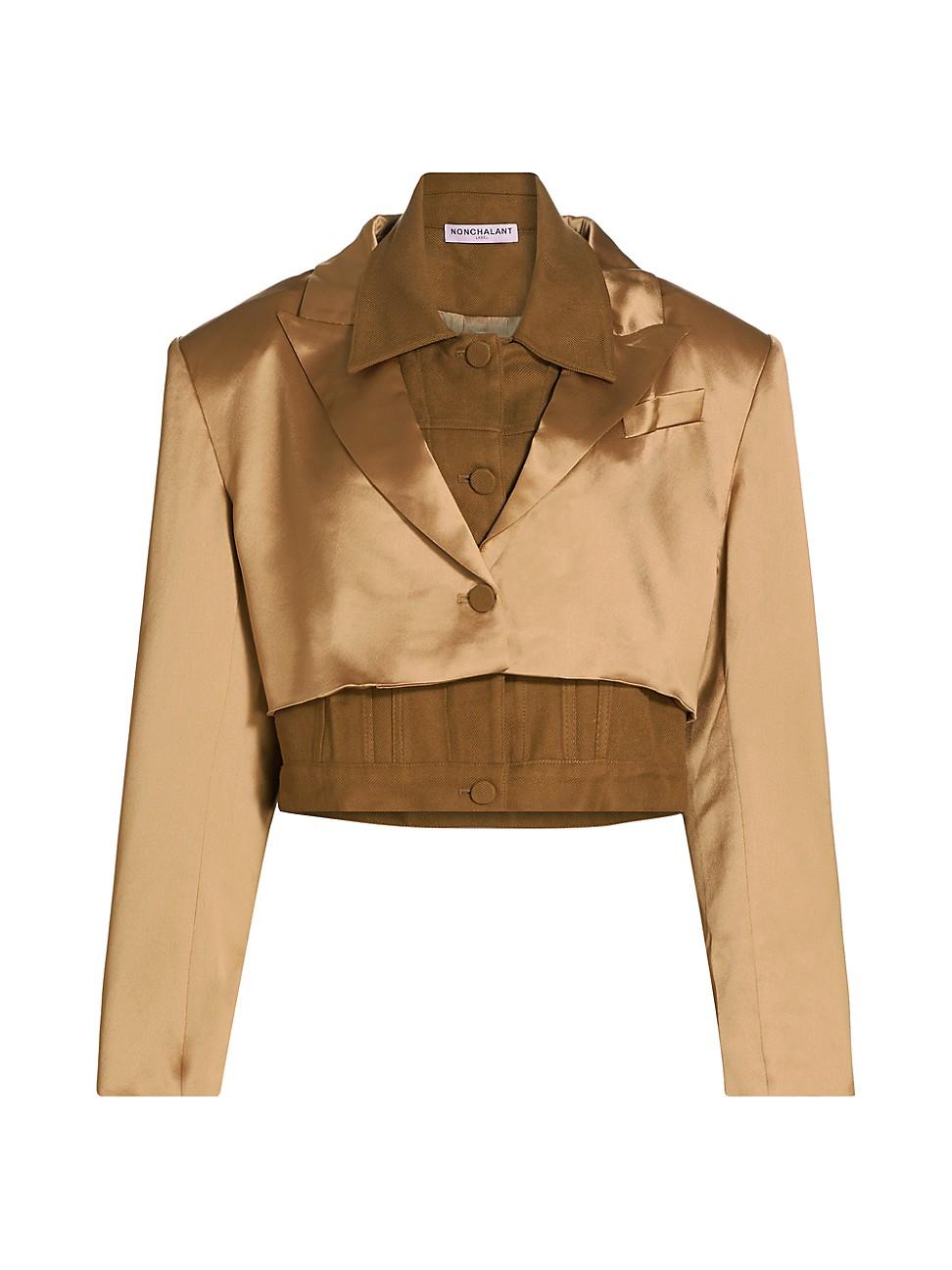 Womens Neel Satin Layered Jacket Product Image