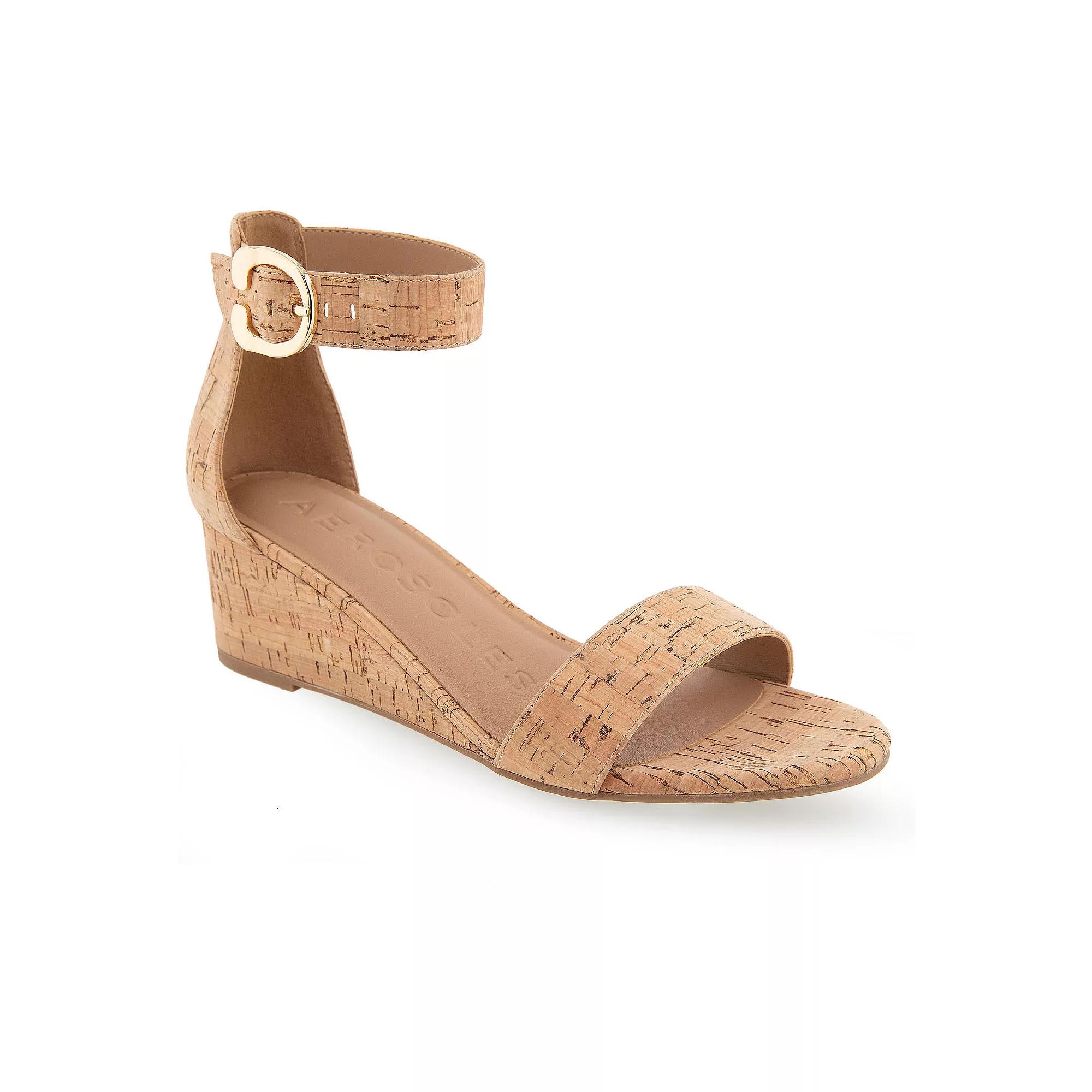 Aerosoles Willis Women's Wedge Sandals, Size: 9 Medium, Brown Combo Product Image