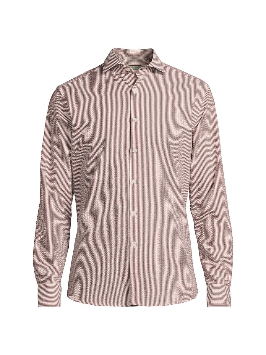 Mens Seersucker Sport Shirt Product Image