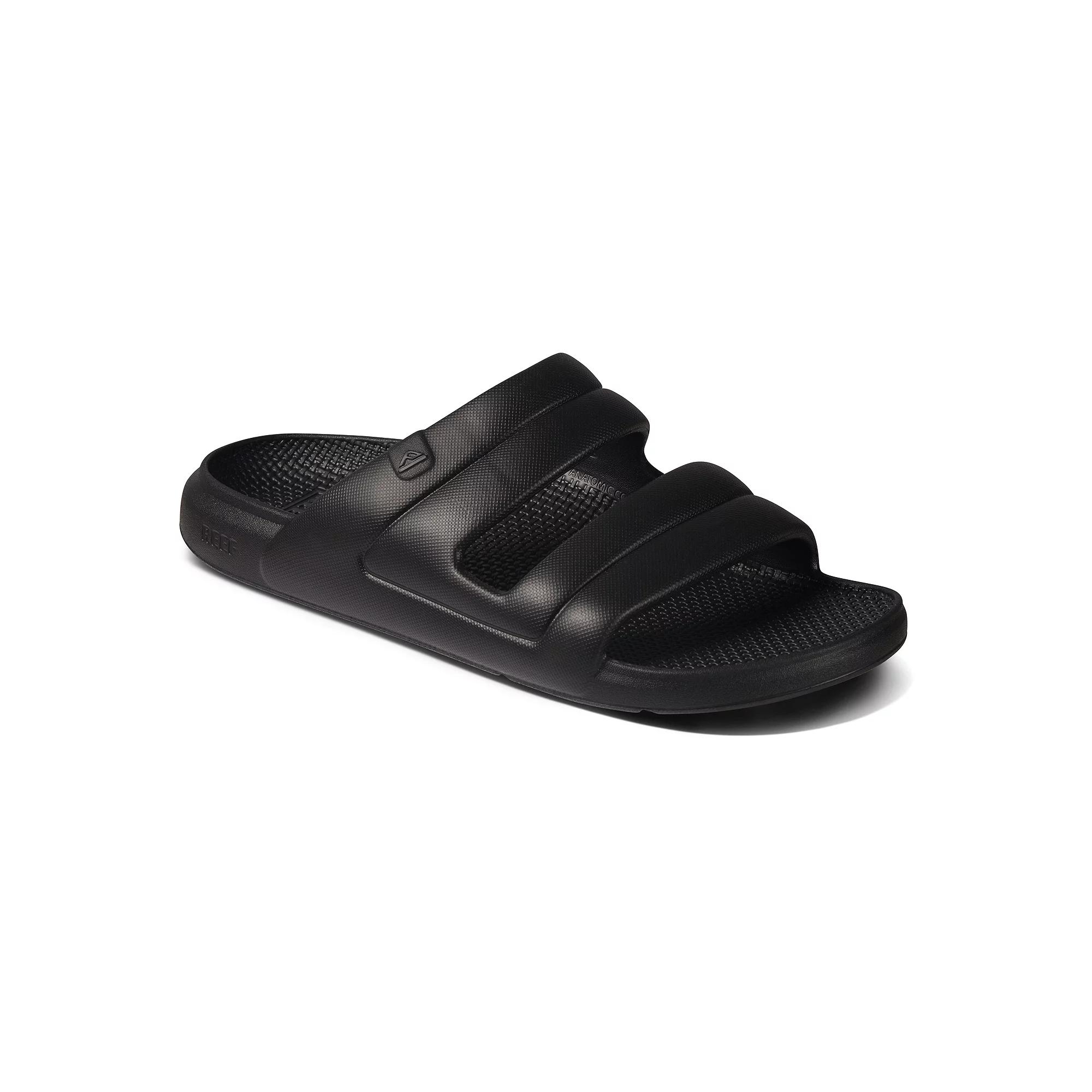 REEF Oasis Men's Two-Bar Slide Sandals, Size: 9, Black Product Image