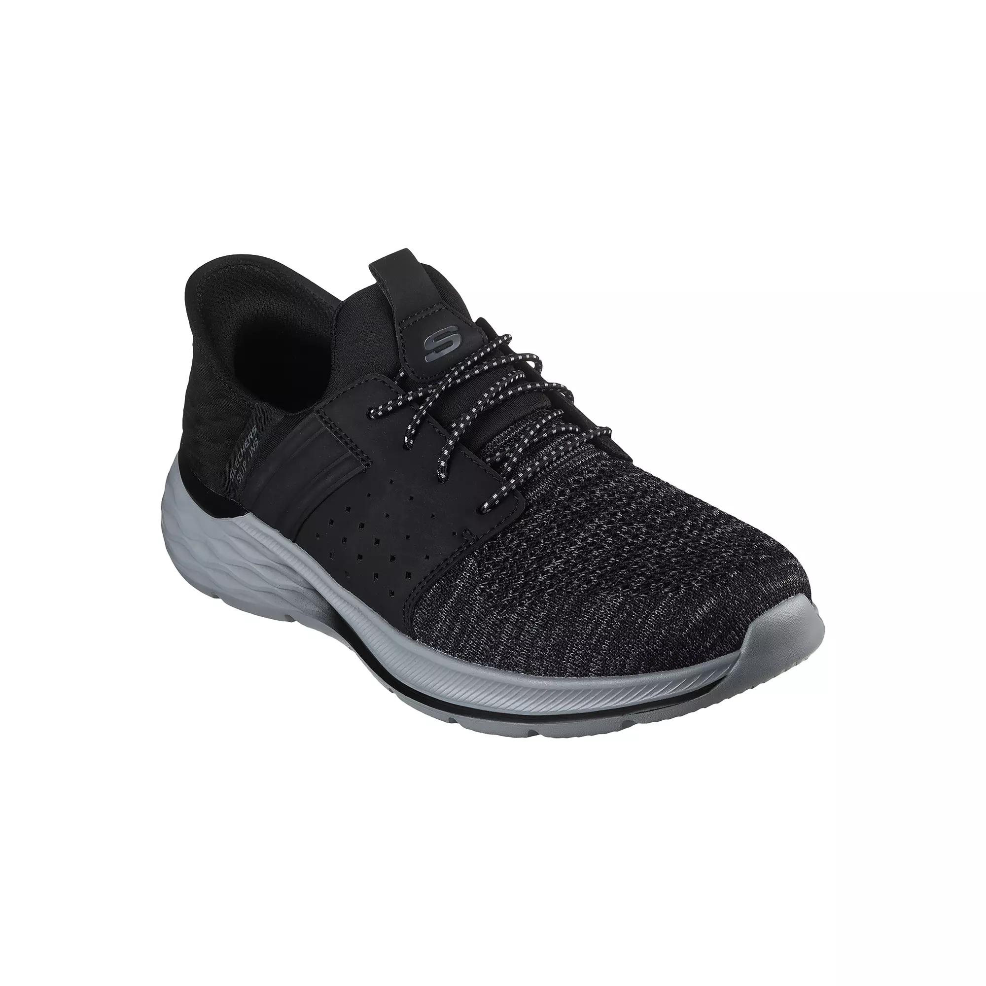 Skechers Hands Free Slip-ins® Relaxed Fit® Garner Newick Men's Shoes, Size: 7.5, Black Product Image