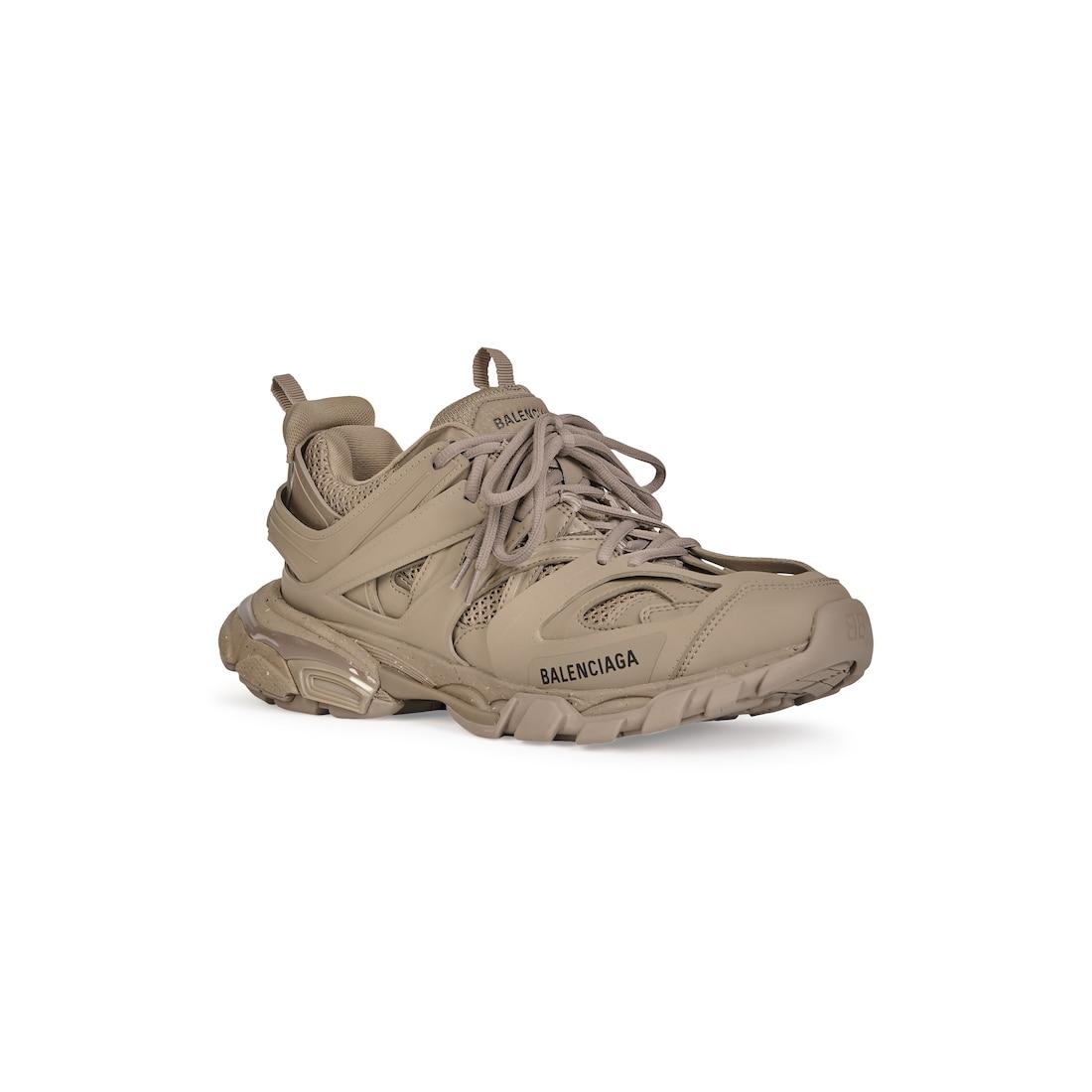 Women's Track Sneaker Recycled Sole in Beige Product Image