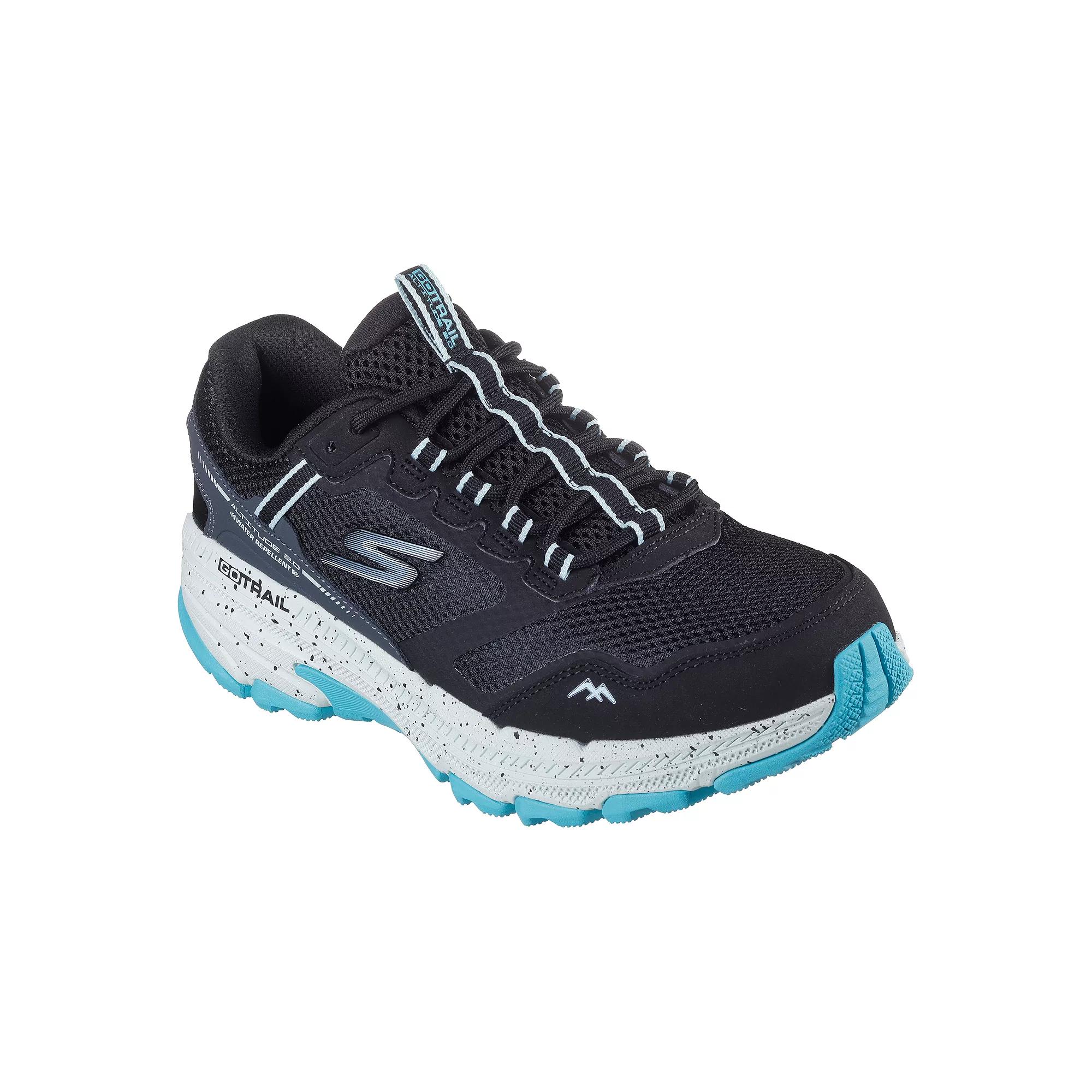 Skechers GO RUN® Trail Altitude 2.0 Ravine Women's Athletic Shoes, Size: 6, Black Aqua Product Image