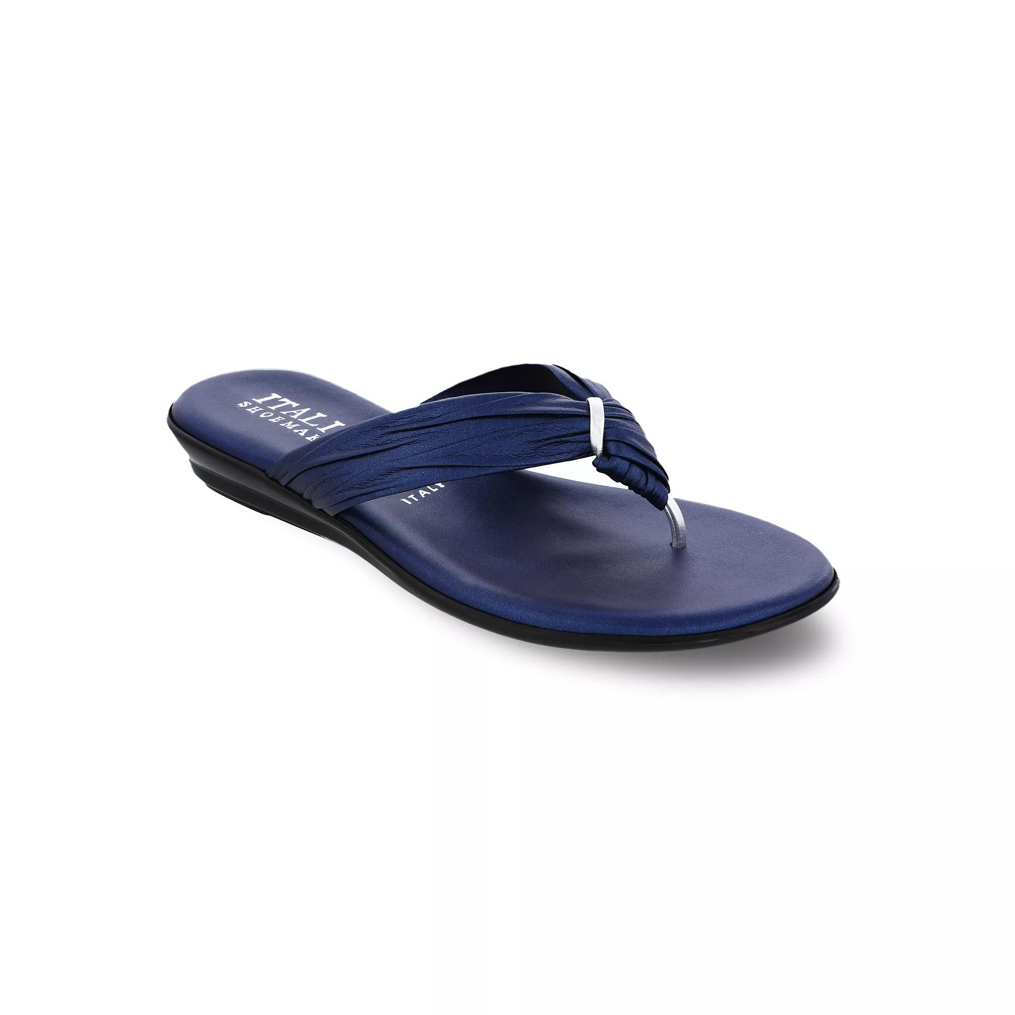 Women's Italian Shoemakers Aleena Flat Sandals, Size: 10, Blue Product Image