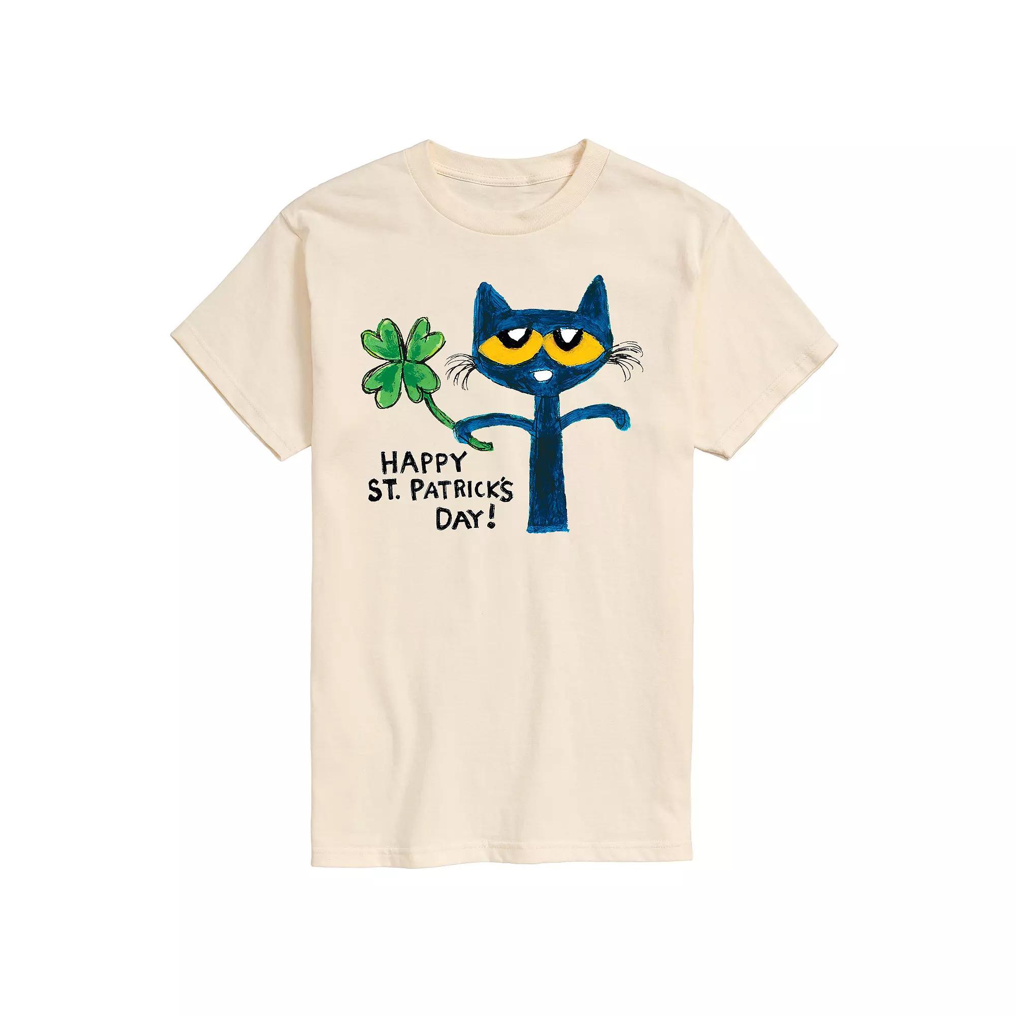 Men's Pete The Cat Happy St. Patrick's Day Tee,  Product Image