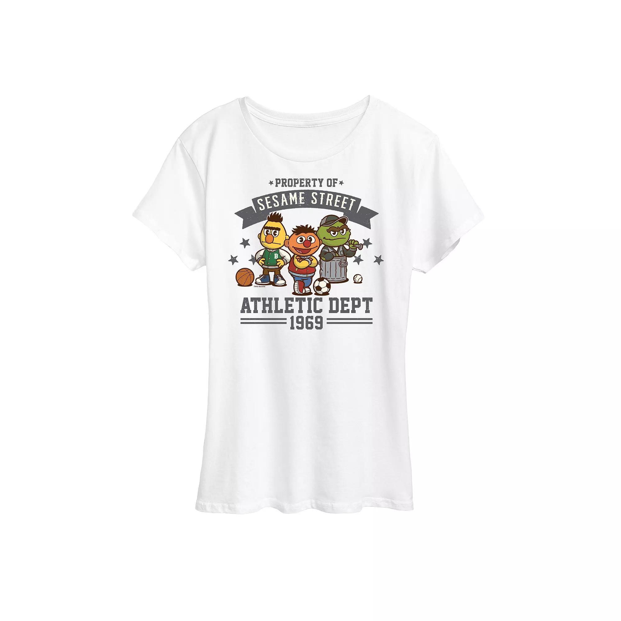 Women's Sesame Street Athletic Dept Graphic Tee, Girl's,  Product Image