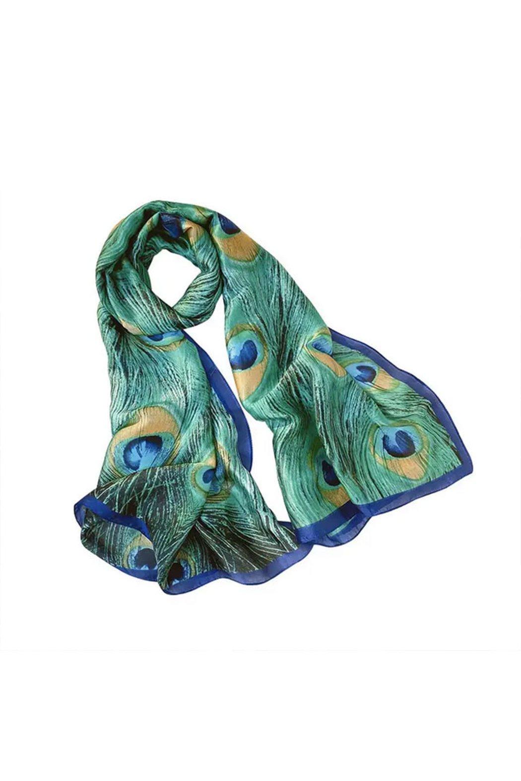 Color Plaid Satin Scarf Product Image
