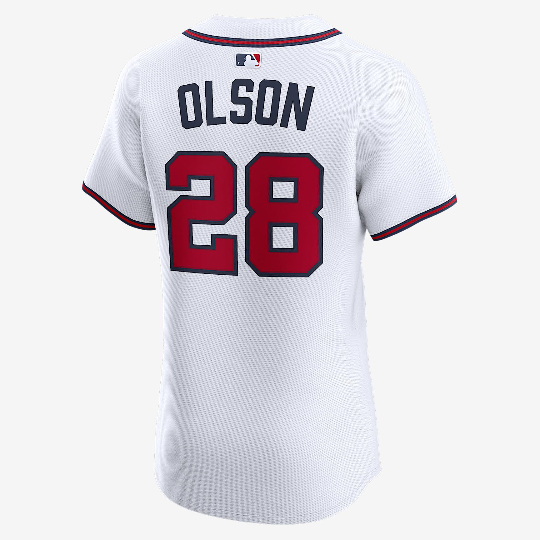 Matt Olson Atlanta Braves Nike Mens Dri-FIT ADV MLB Elite Jersey | 9B10AWHOAW9-874 Product Image