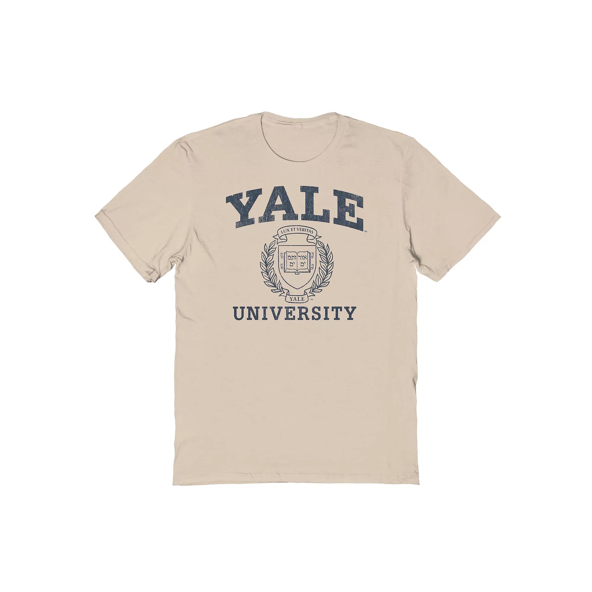 Mens Big Yale Graphic Tee Brown Product Image