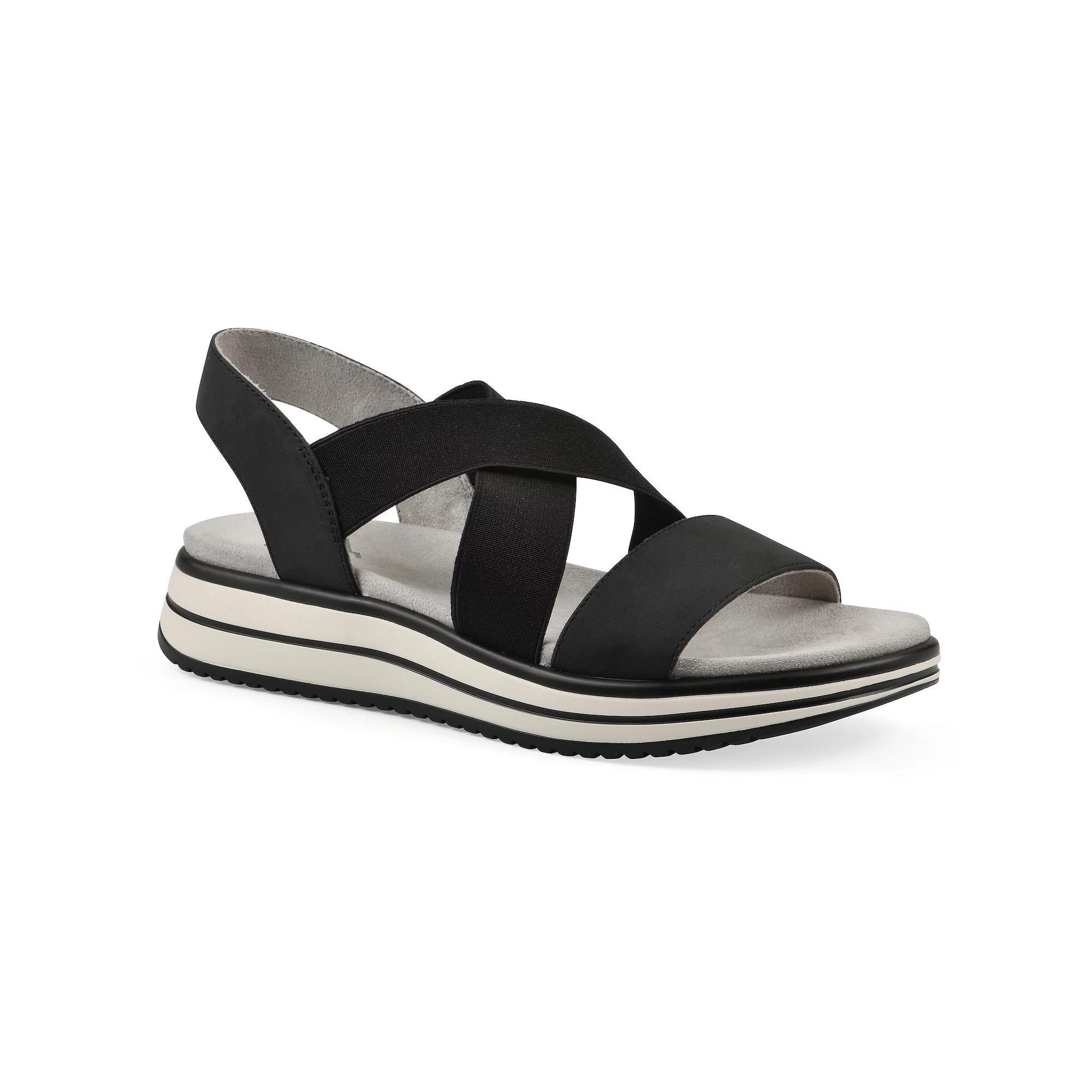 Cliffs by White Mountain Hapley Women's Athleisure Sandals, Size: 6, Black Nubuck Product Image