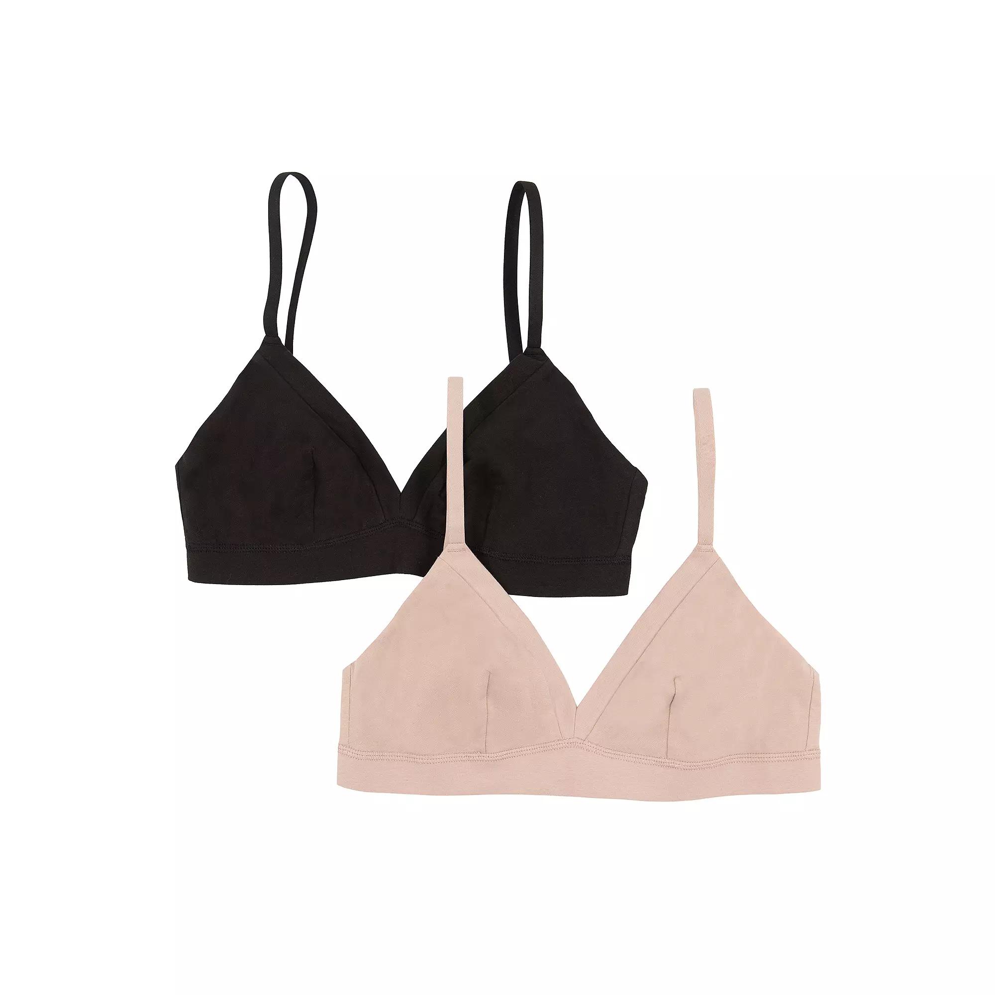 Jezebel 2-Pack Pima Cotton Bralette 900821P2, Women's,  Product Image