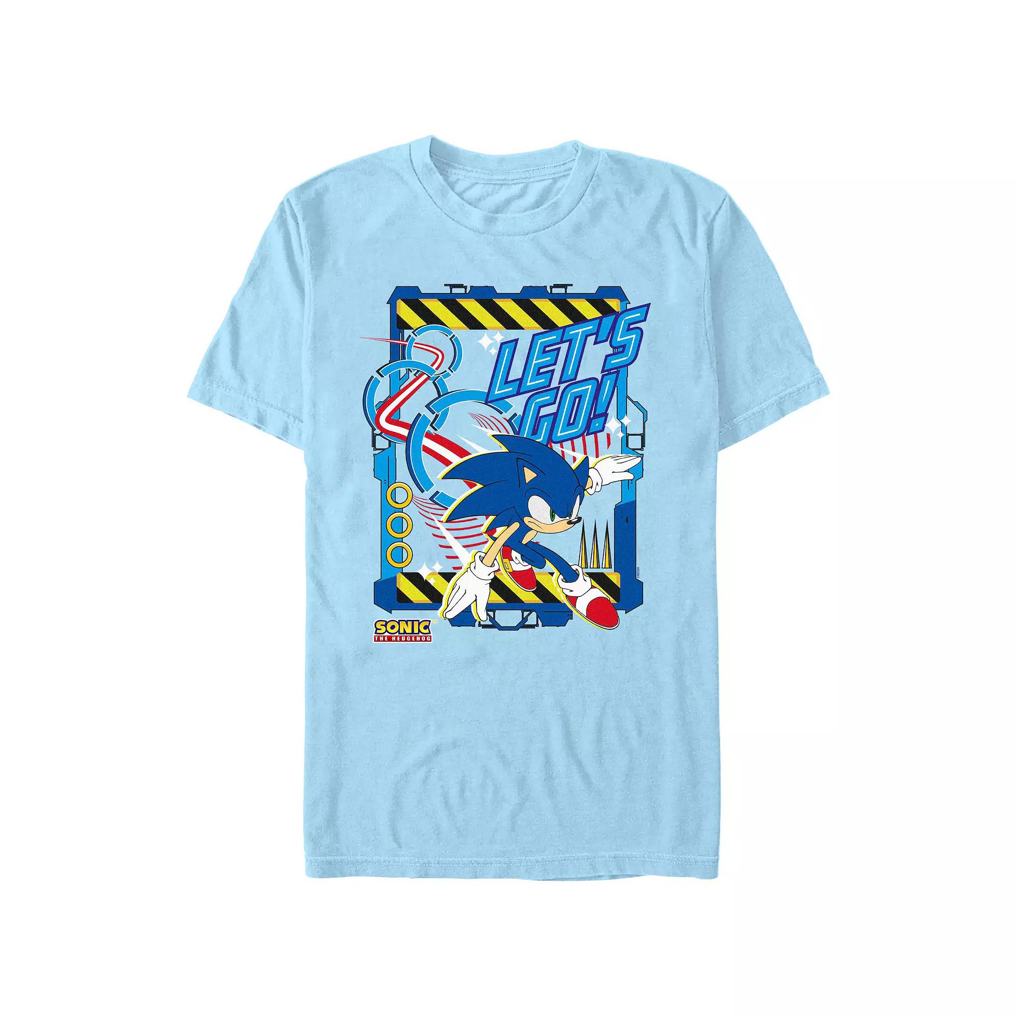 Men's Sonic The Hedgehog Let's Go Graphic Tee,  Product Image
