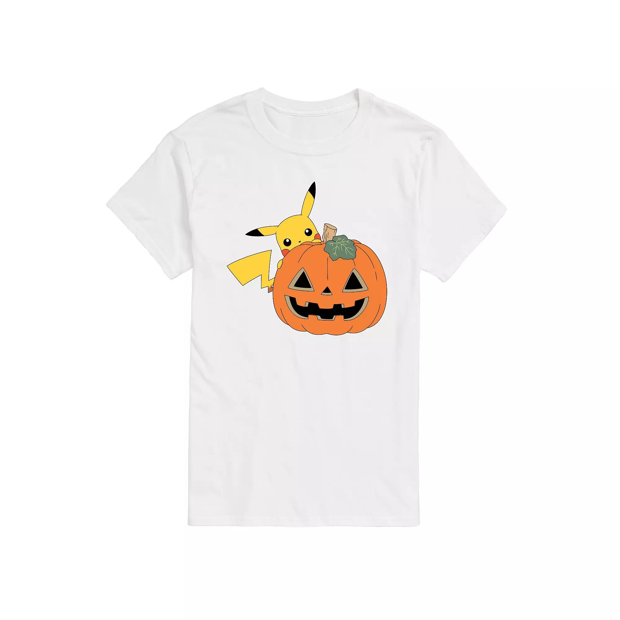 Big & Tall Pokemon Pika Pumpkin Tee, Men's,  Product Image