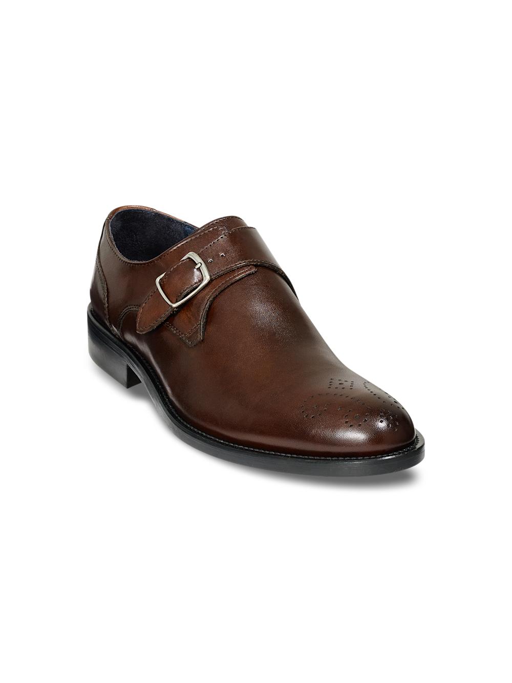 Henry Monk Strap - Dark Brown Product Image