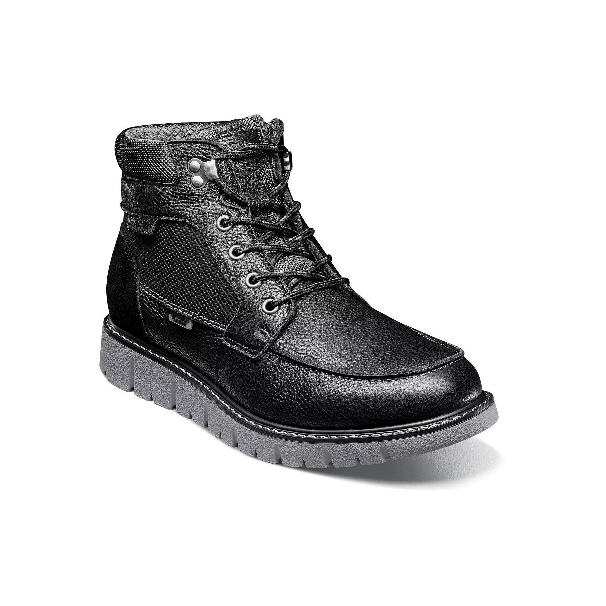 Nunn Bush Karnak Mens Leather Moc Toe Ankle Boots Product Image