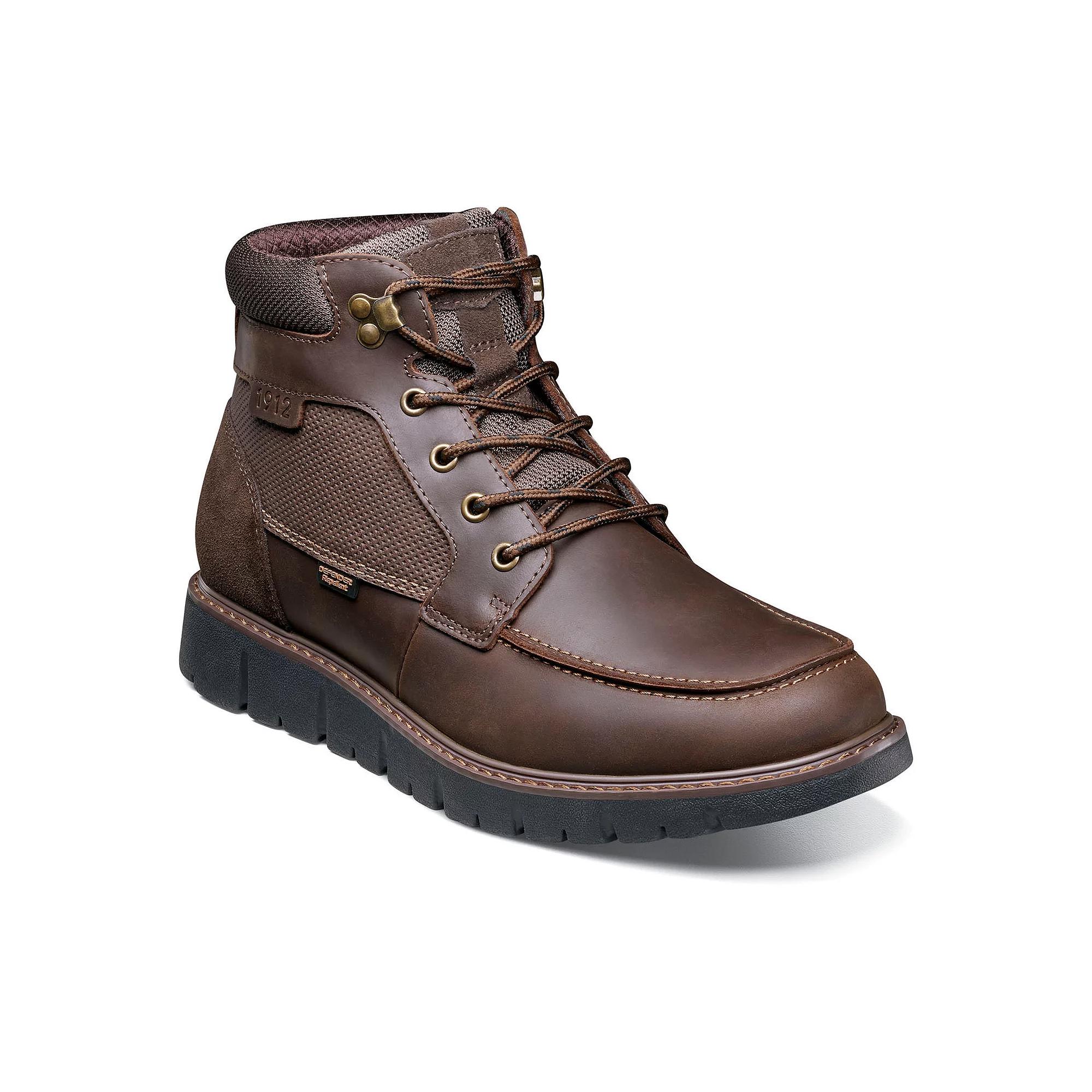 Nunn Bush® Karnak Men's Leather Moc Toe Ankle Boots,  Product Image