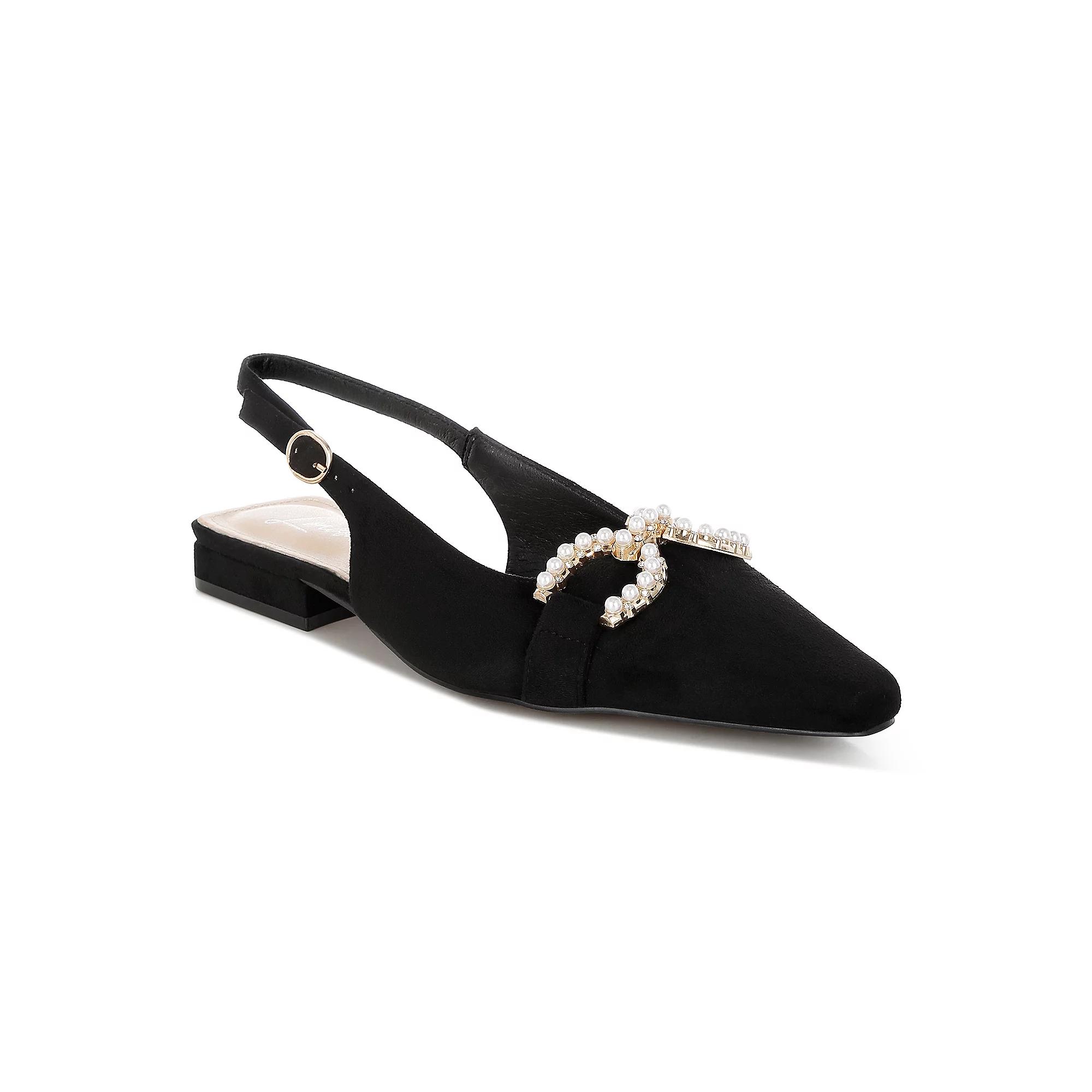 London Rag Salova Women's Slingback Dress Shoes, Size: 9.5, Black Product Image