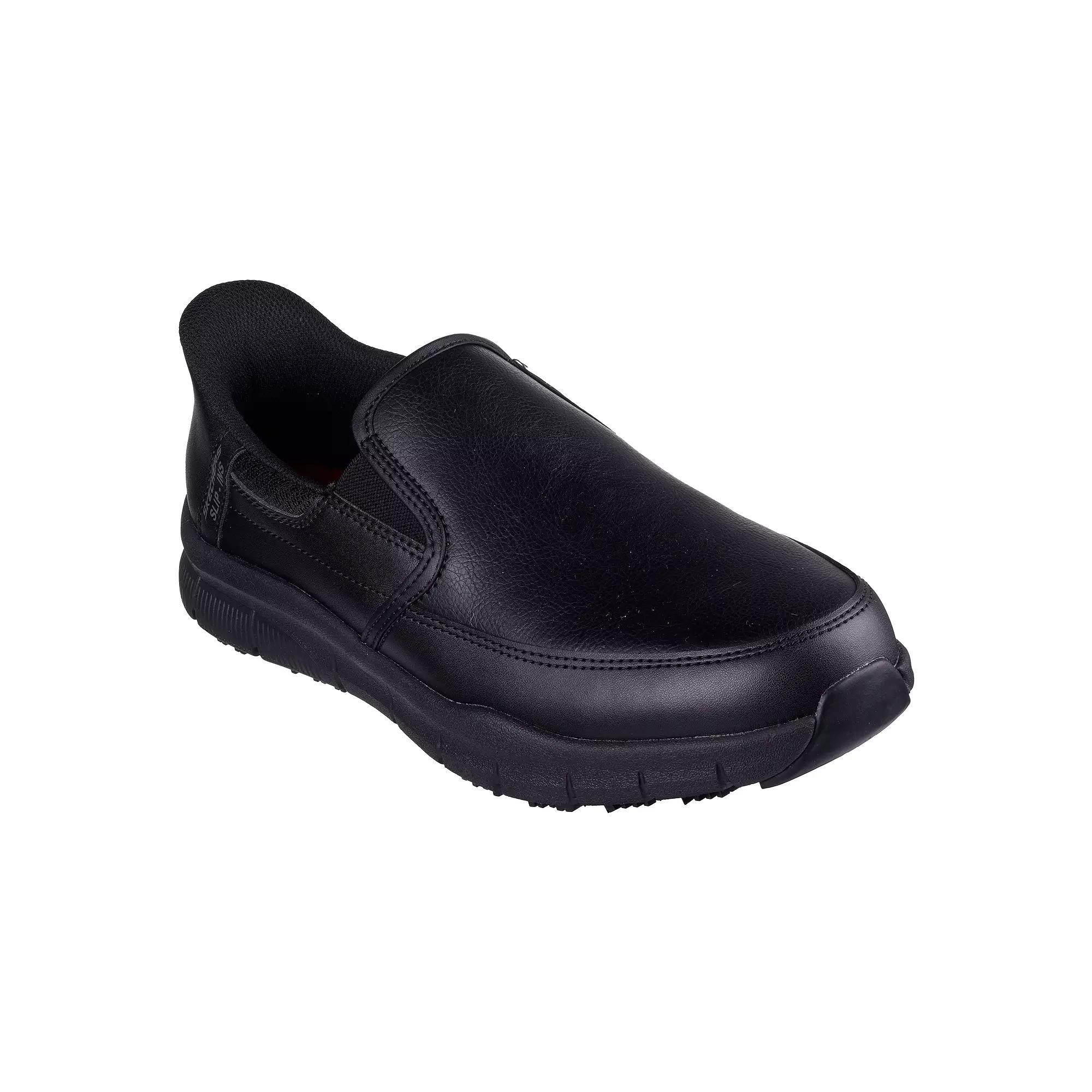 Skechers Hands Free Slip-ins® Work™ Nampa Broxtin Men's Shoes, Size: 8.5, Black Product Image