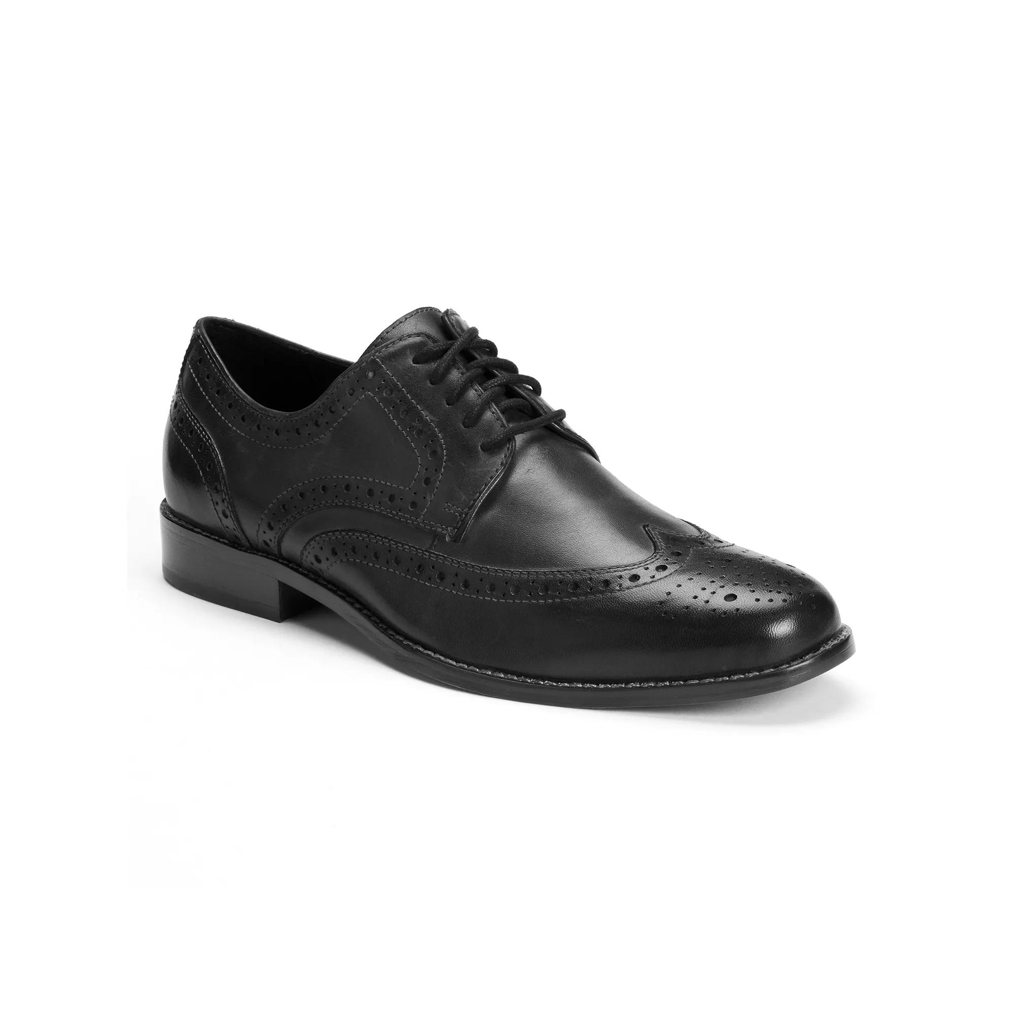 Nunn Bush Nelson Mens Wingtip Oxford Dress Shoes Red Product Image