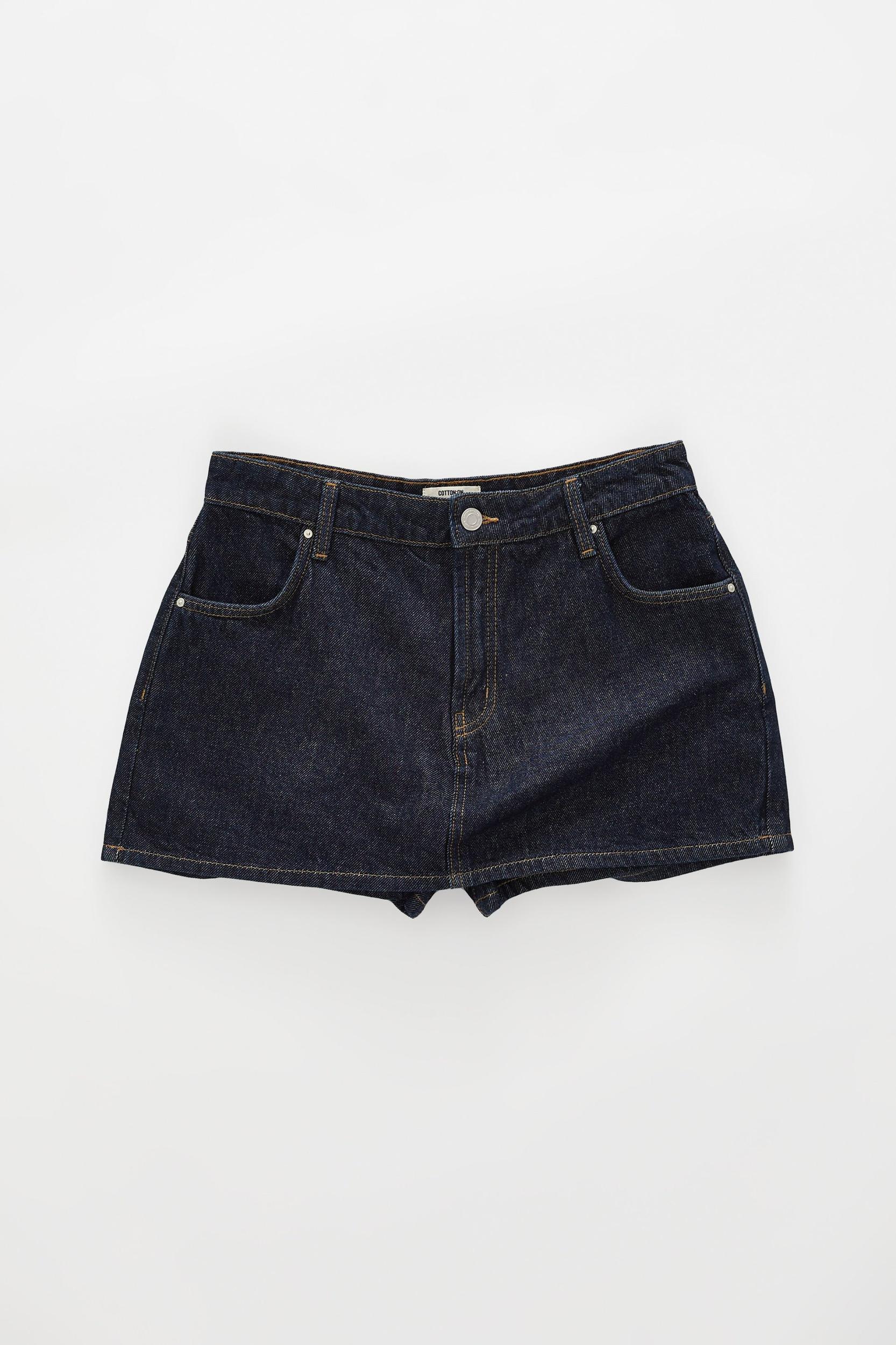 Mini Denim Skort Product Image
