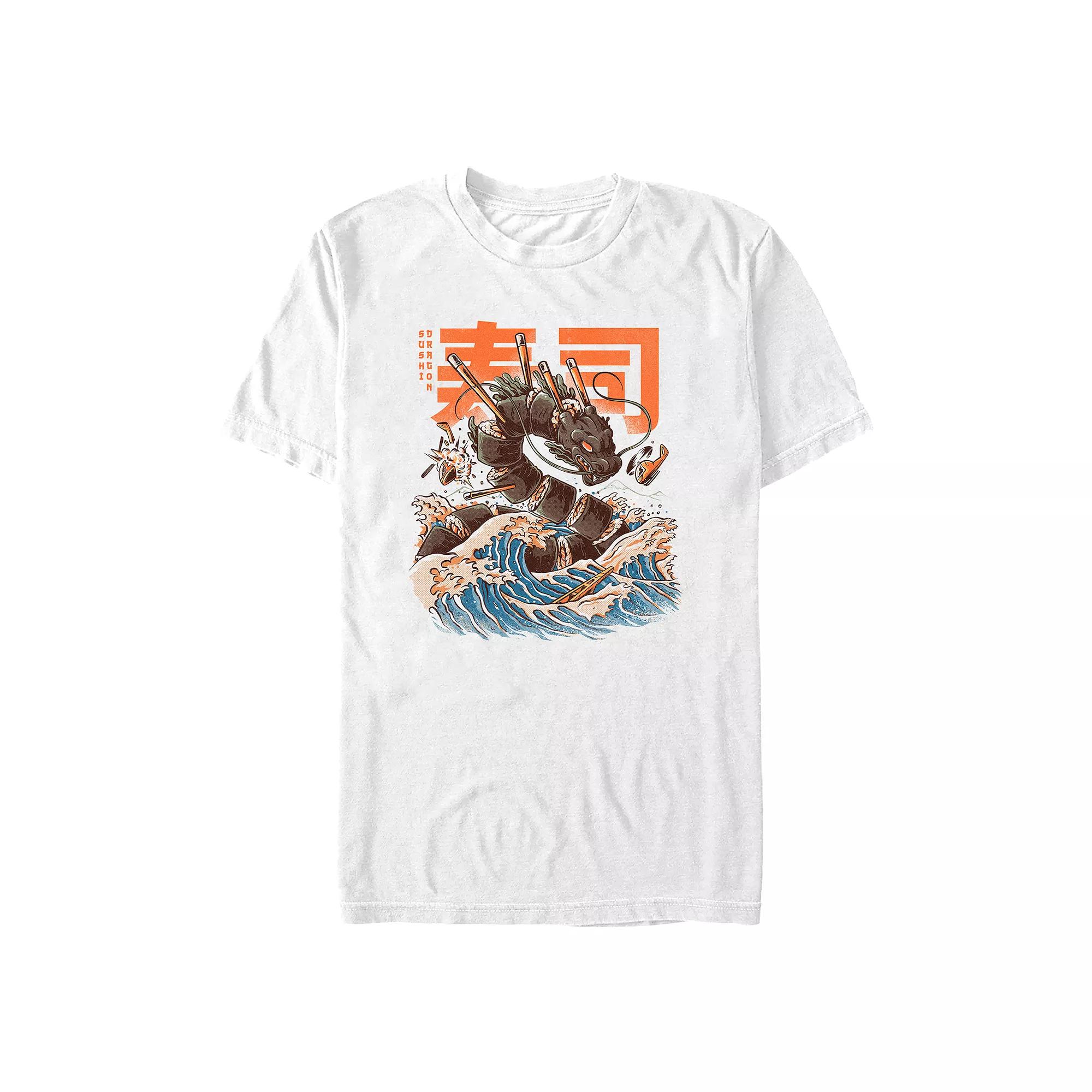 Big & Tall Great Sushi Dragon Graphic Tee, Men's,  Product Image
