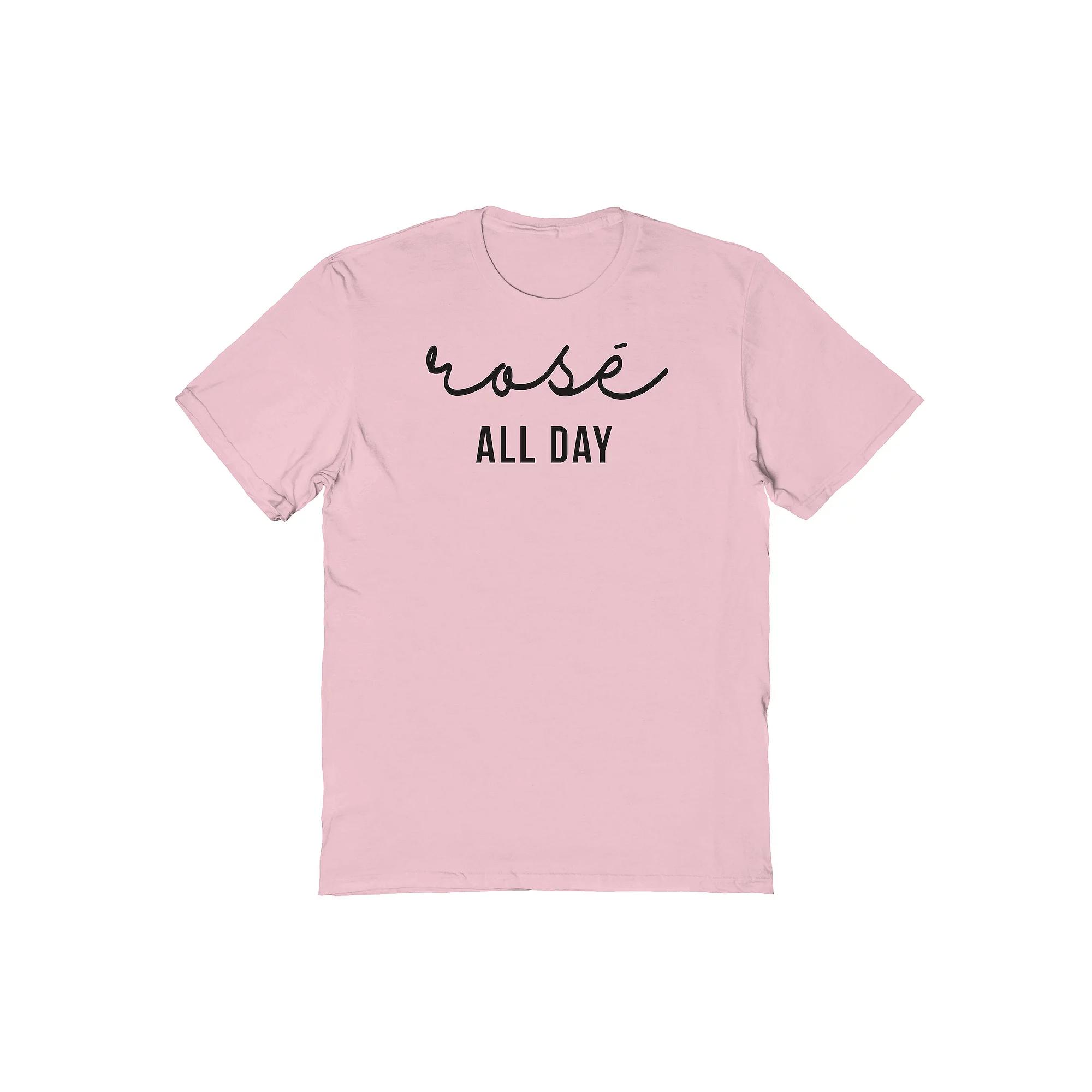 Men's Rose All Day Graphic Tee, Size: Medium, Light Pink Product Image