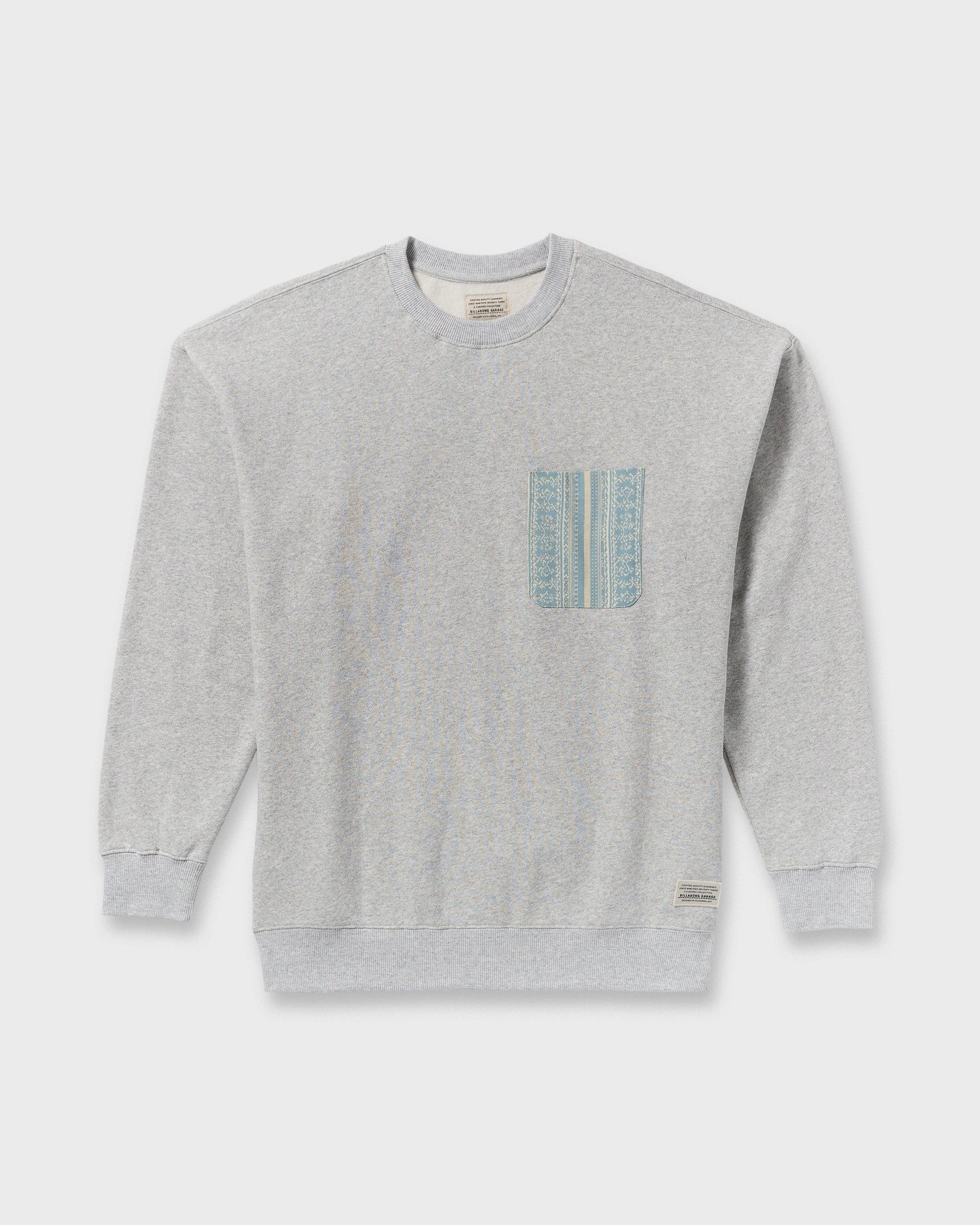 Austin Garage Crew Sweatshirt - Lt Grey Htr Male Product Image