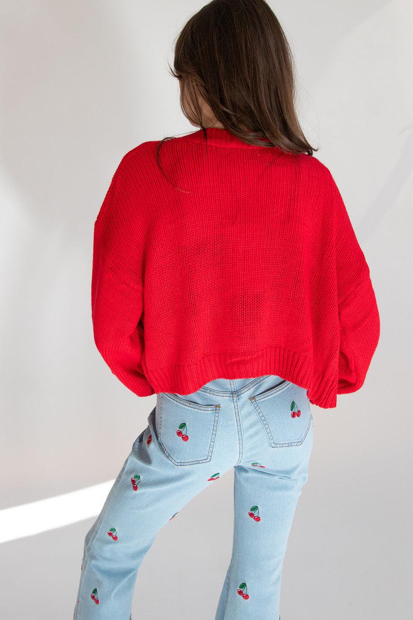 3D Daisy Cardigan Product Image