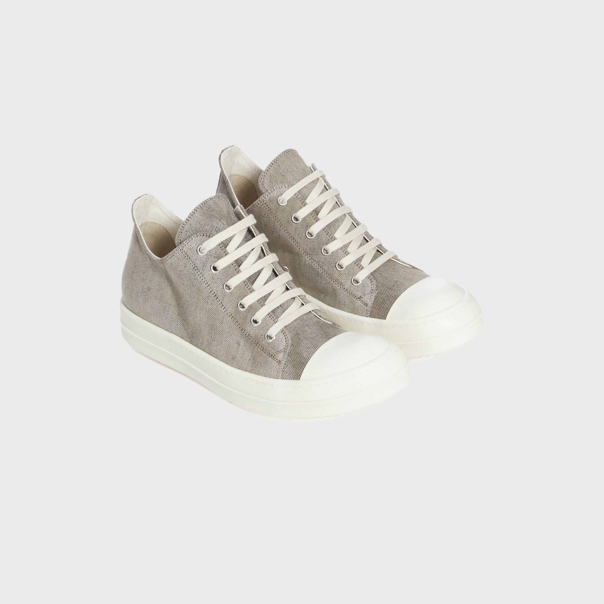 Rick Owens DRKSHDW Scarpe Denim Low - Dust / Milk Male Product Image