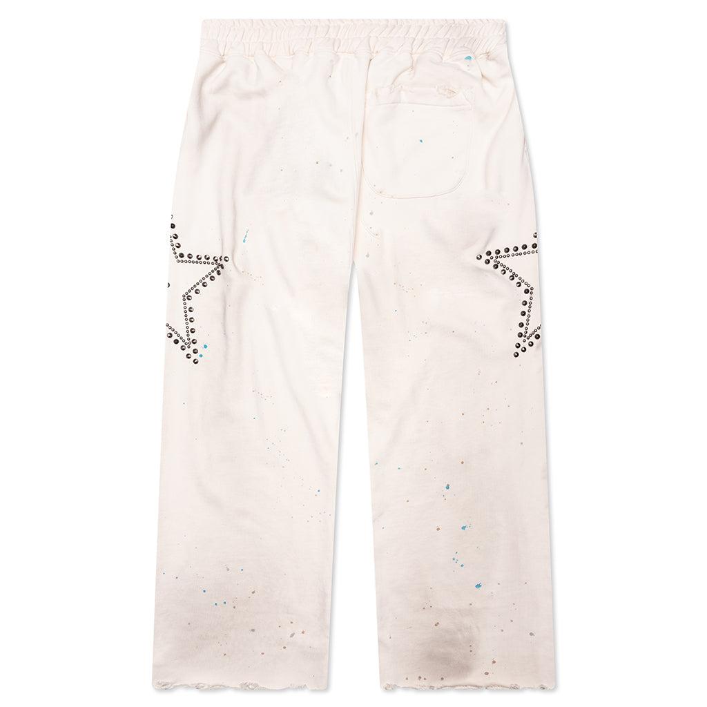Star Studded Sweatpant - White Male Product Image