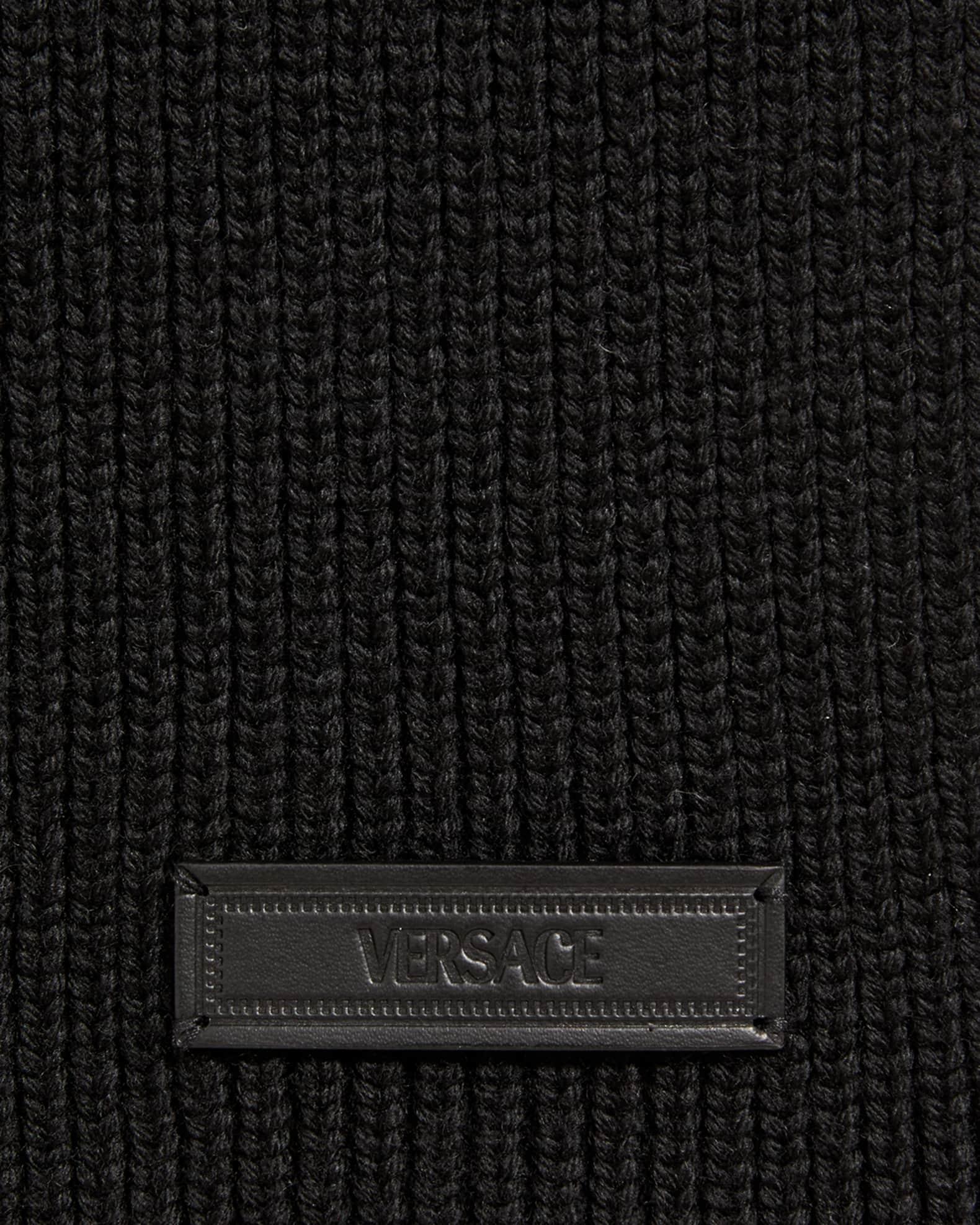Men's Wool Rib-Knit Scarf Product Image