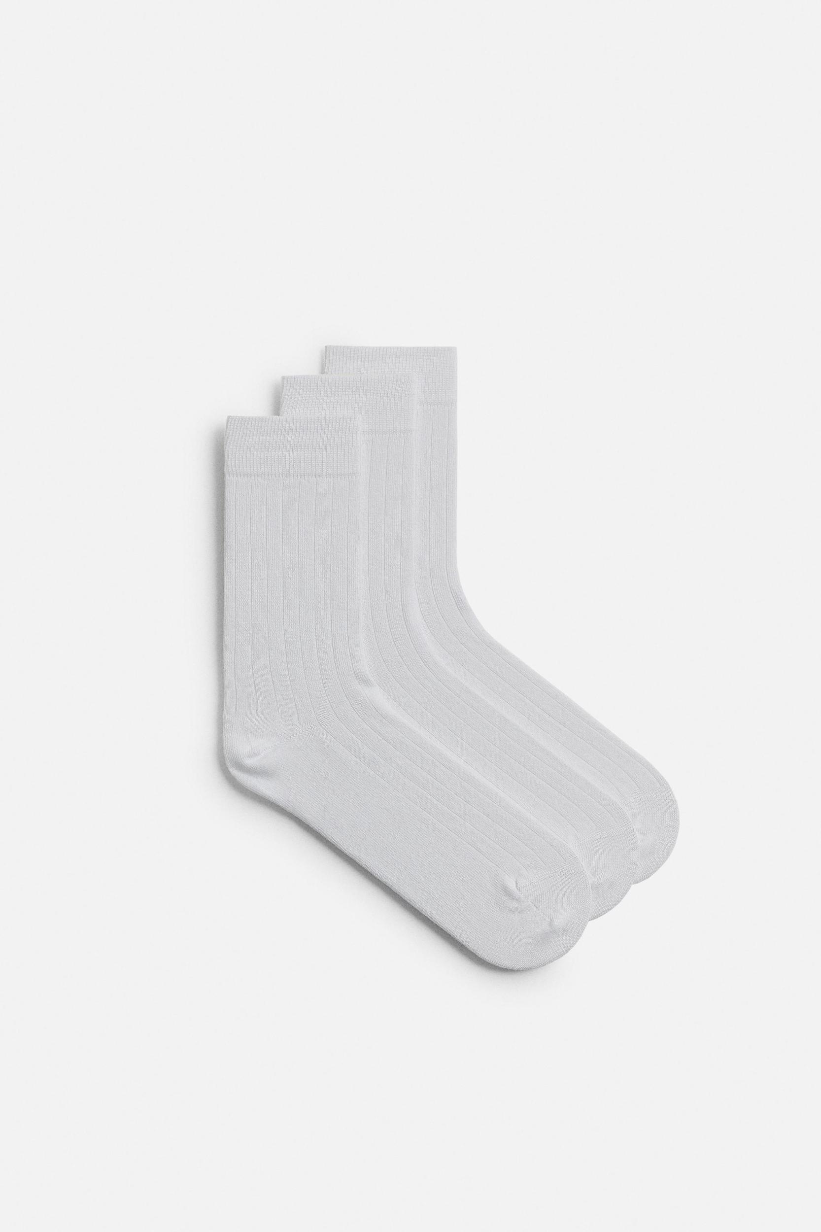 3-PACK OF TEXTURED SOCKS Product Image