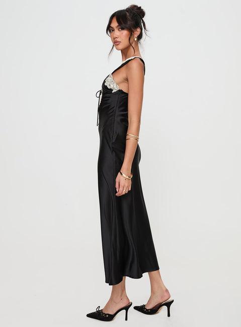 Nourish Maxi Dress Black Product Image