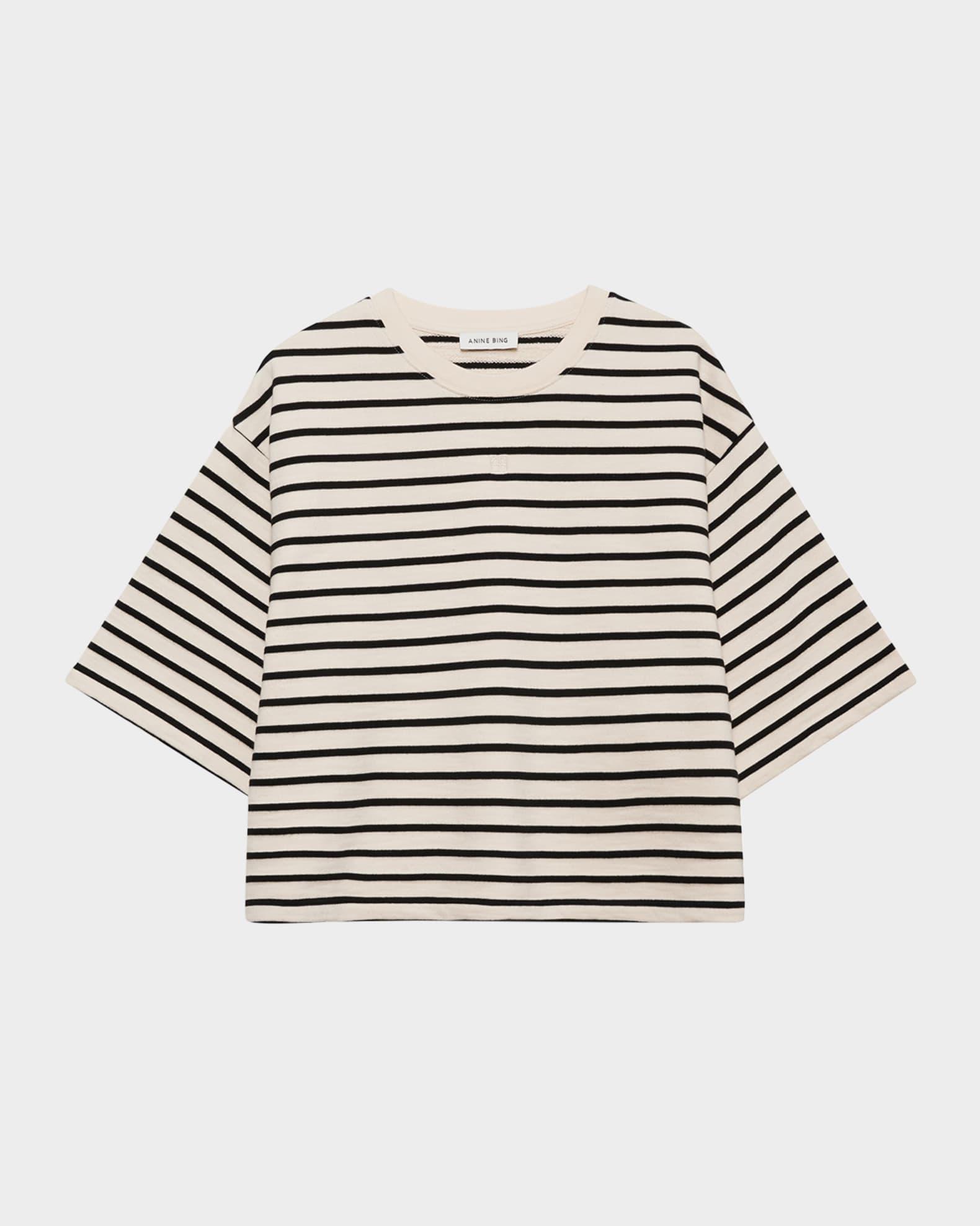 Myers Stripe Cropped Tee Product Image