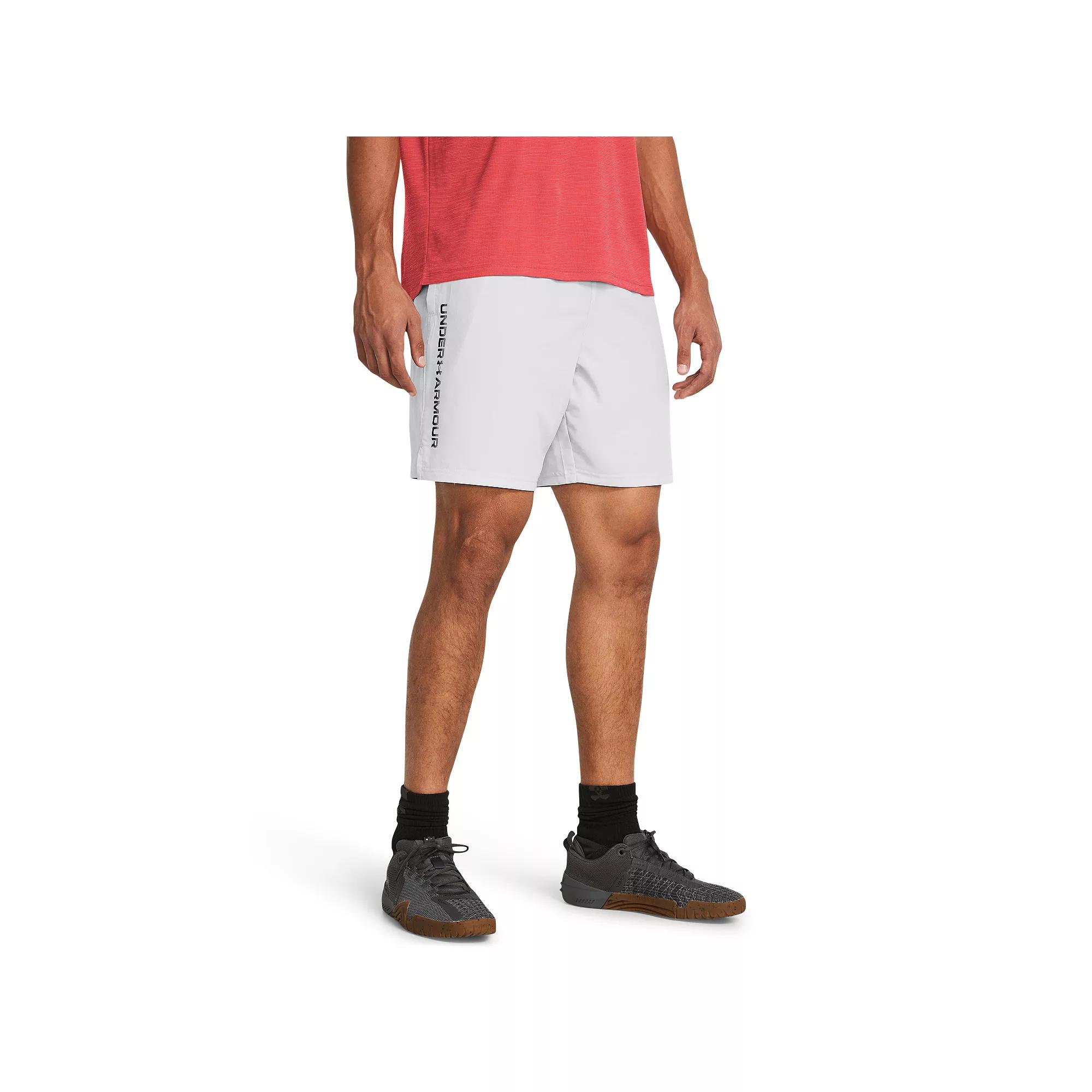 Men's Under Armour 8.25-in. Woven Wordmark Shorts,  Product Image