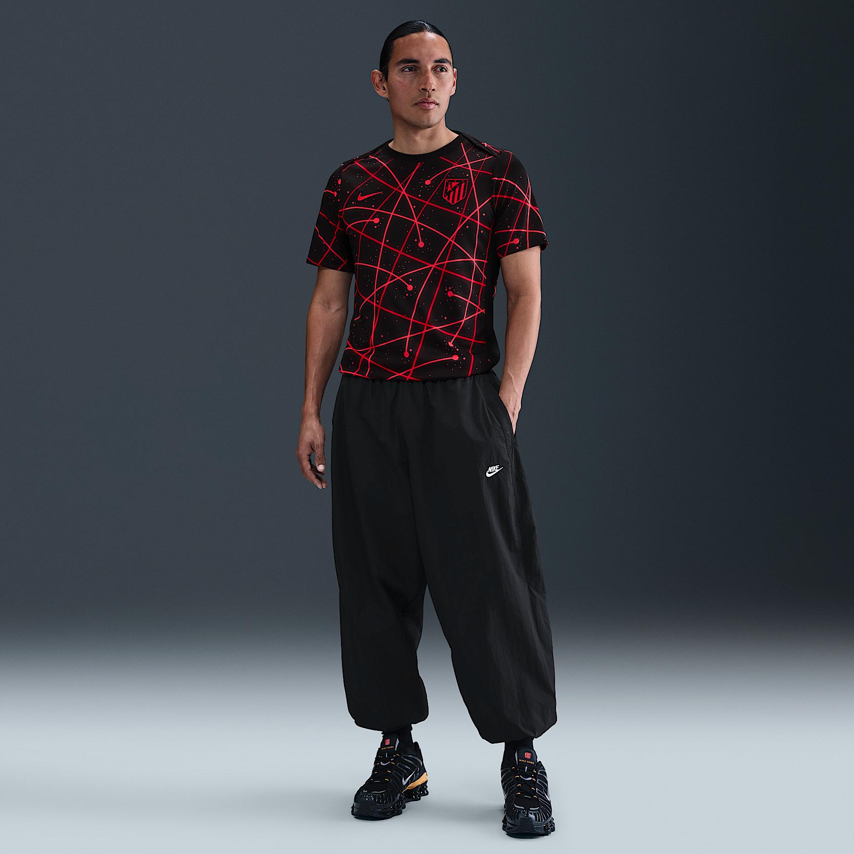 Atlético Madrid Academy Pro Men's Nike Dri-FIT Soccer Pre-Match Short-Sleeve Top Product Image