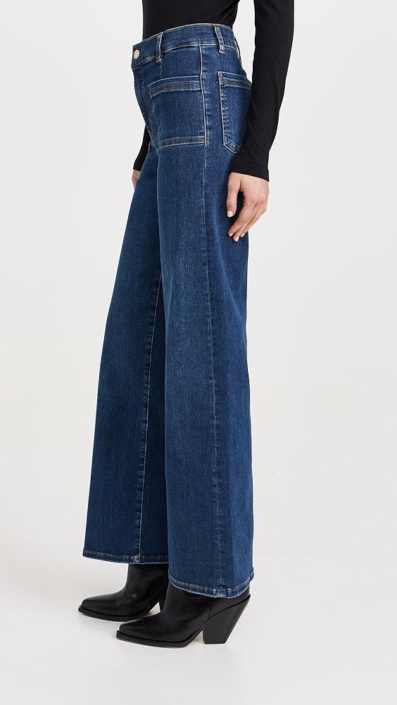 FRAME Le Slim Palazzo Bardot Pocket Jeans | Shopbop Product Image