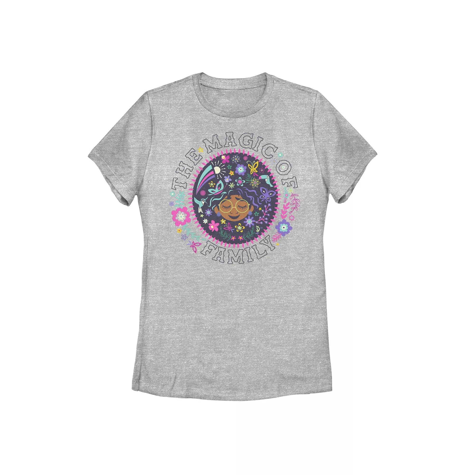Disney's Encanto Magic Of Family Juniors' Floral Graphic Tee, Girl's,  Product Image