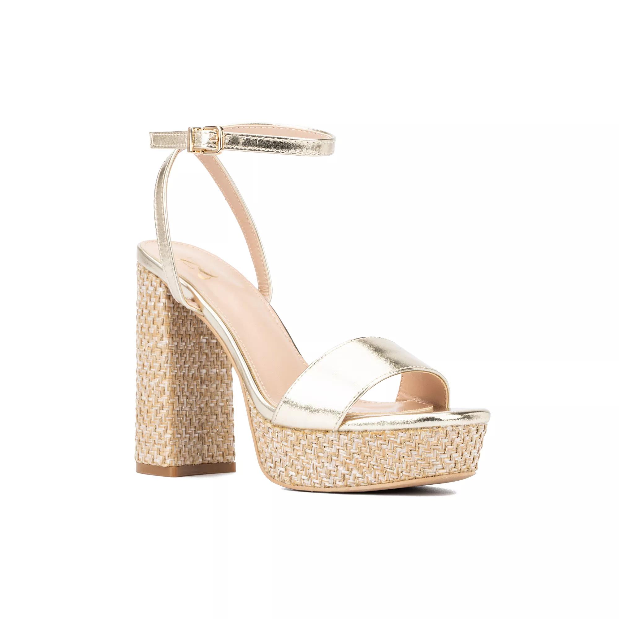 New York & Company Odalina Womens Block Heel Dress Sandals Product Image