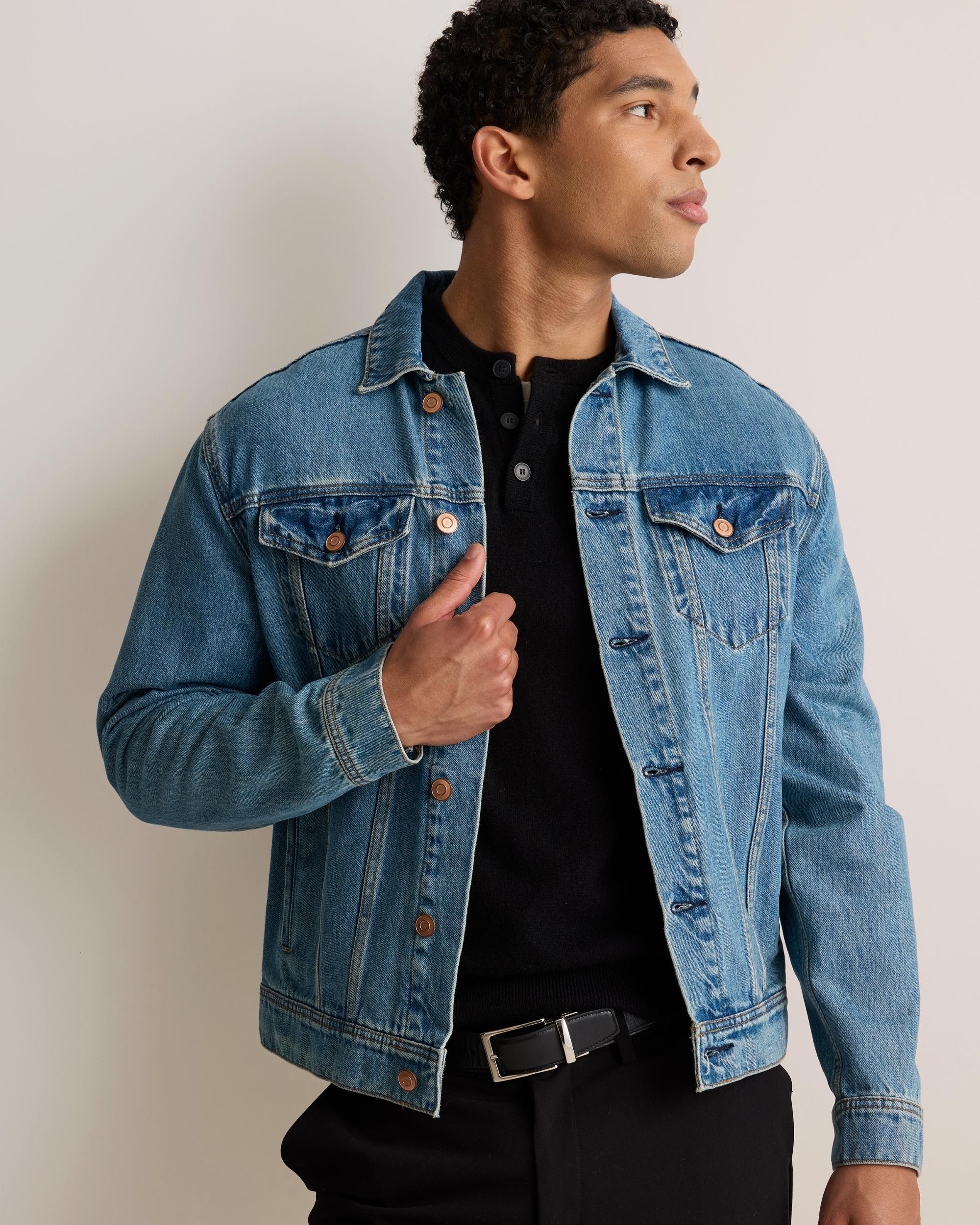 Quince | Men's Mongolian Cashmere Henley Sweater Product Image