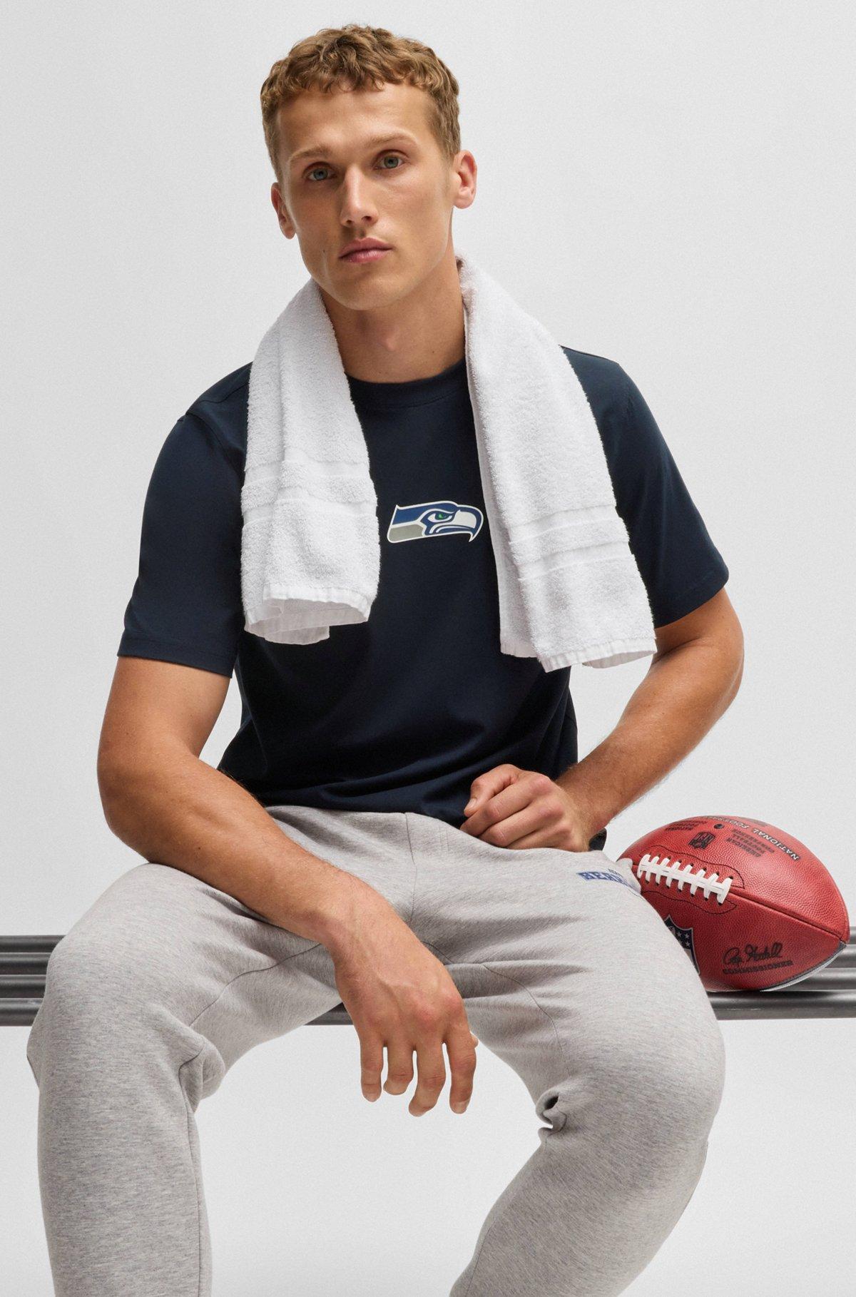 BOSS x NFL stretch-cotton T-shirt with special branding Product Image