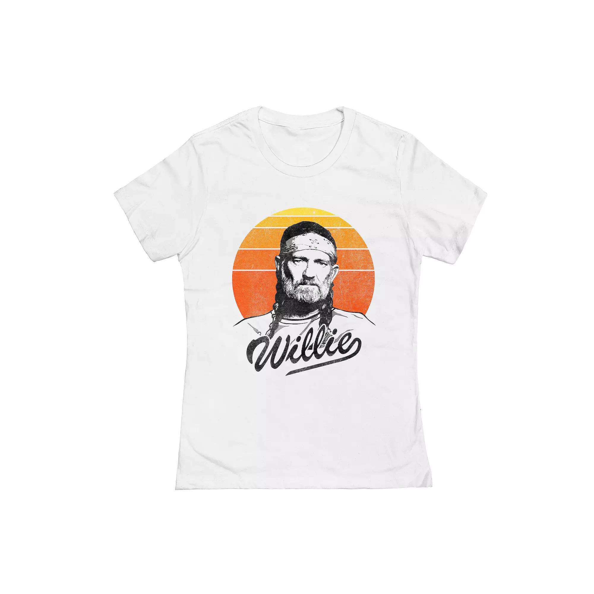 Juniors' Willie Nelson Sunset Graphic Tee, Girl's,  Product Image