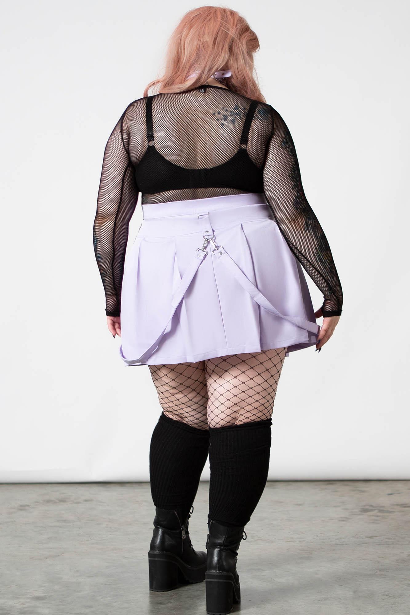 Blaire B*tch Mini Skirt [PASTEL LILAC] Female Product Image