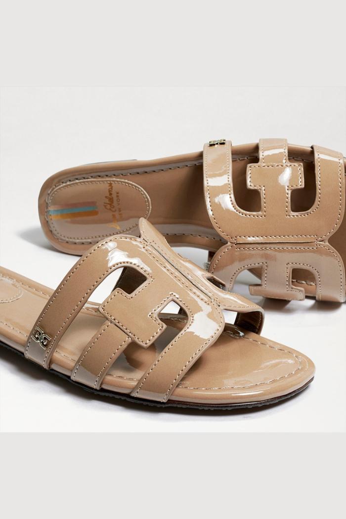 Bay Slide Sandal - Almond Patent Product Image