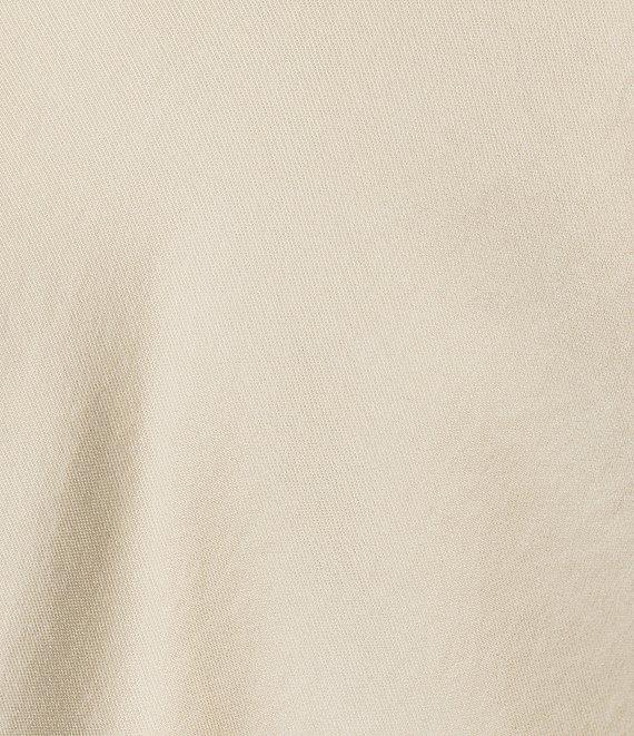 Tara Jarmon Tess Woven Satin Scoop Neck Pearl Detail Spaghetti Strap Tank Top Product Image