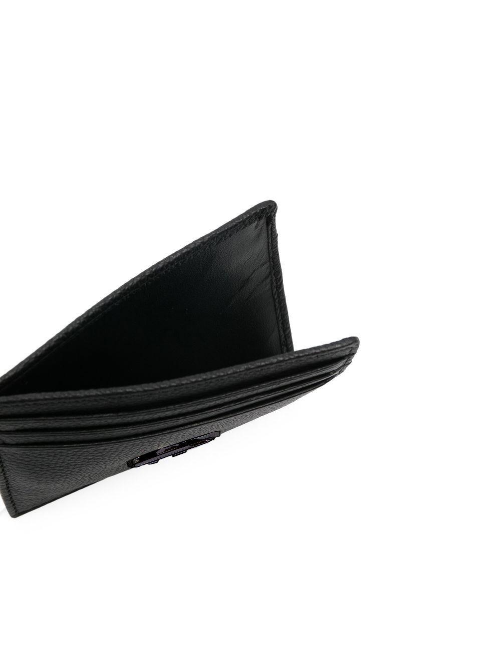 logo-plaque leather cardholder  Product Image