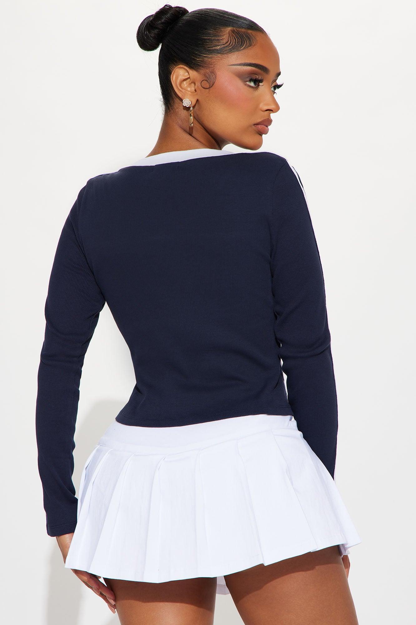 Superstar Athlete Top - Navy Product Image