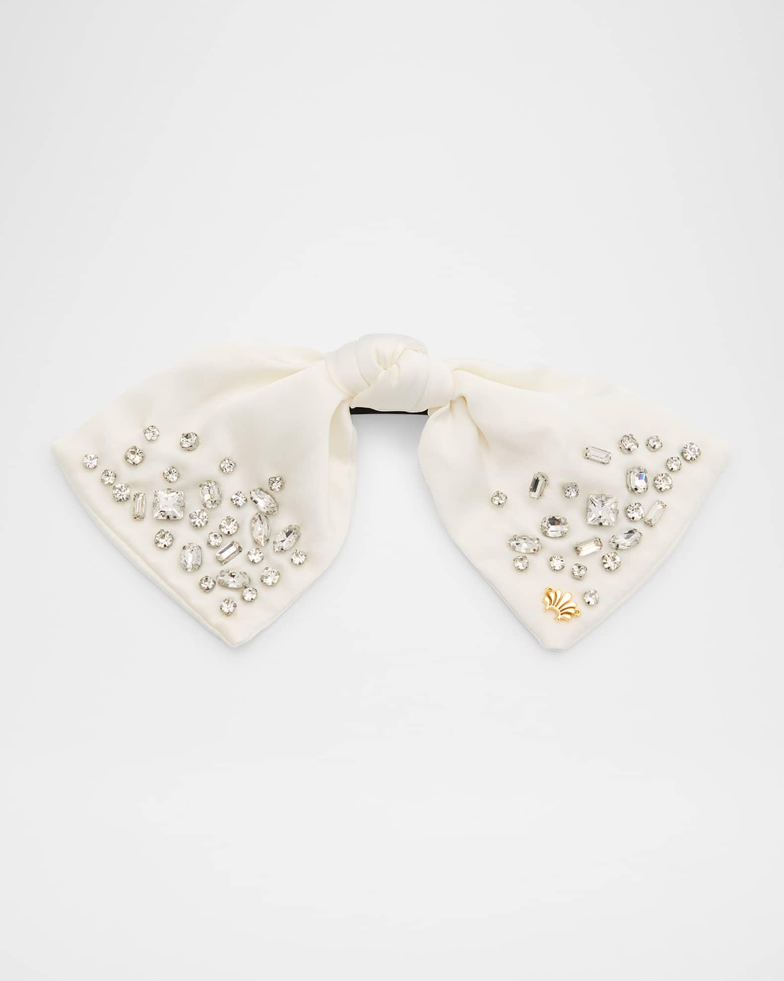 Paloma Jeweled Bow Barrette Product Image