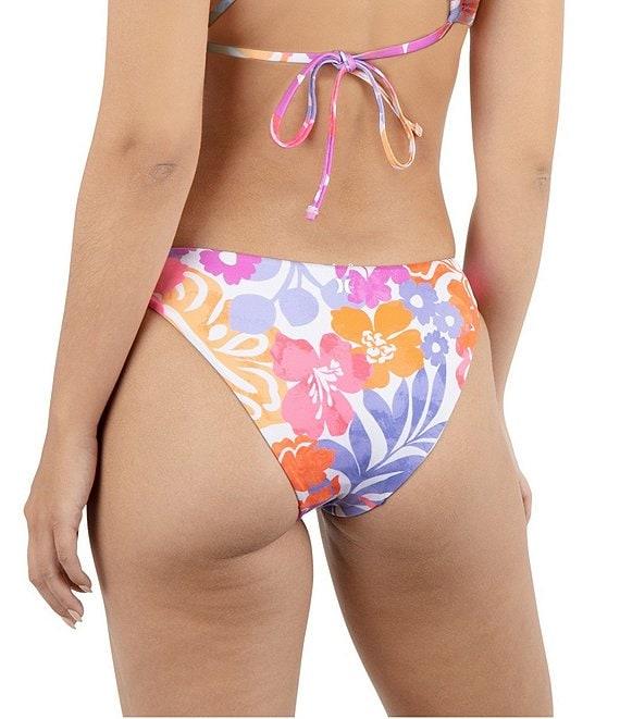 Hurley Island Floral Low Waist Moderate Coverage Hipster Swim Bottom Product Image
